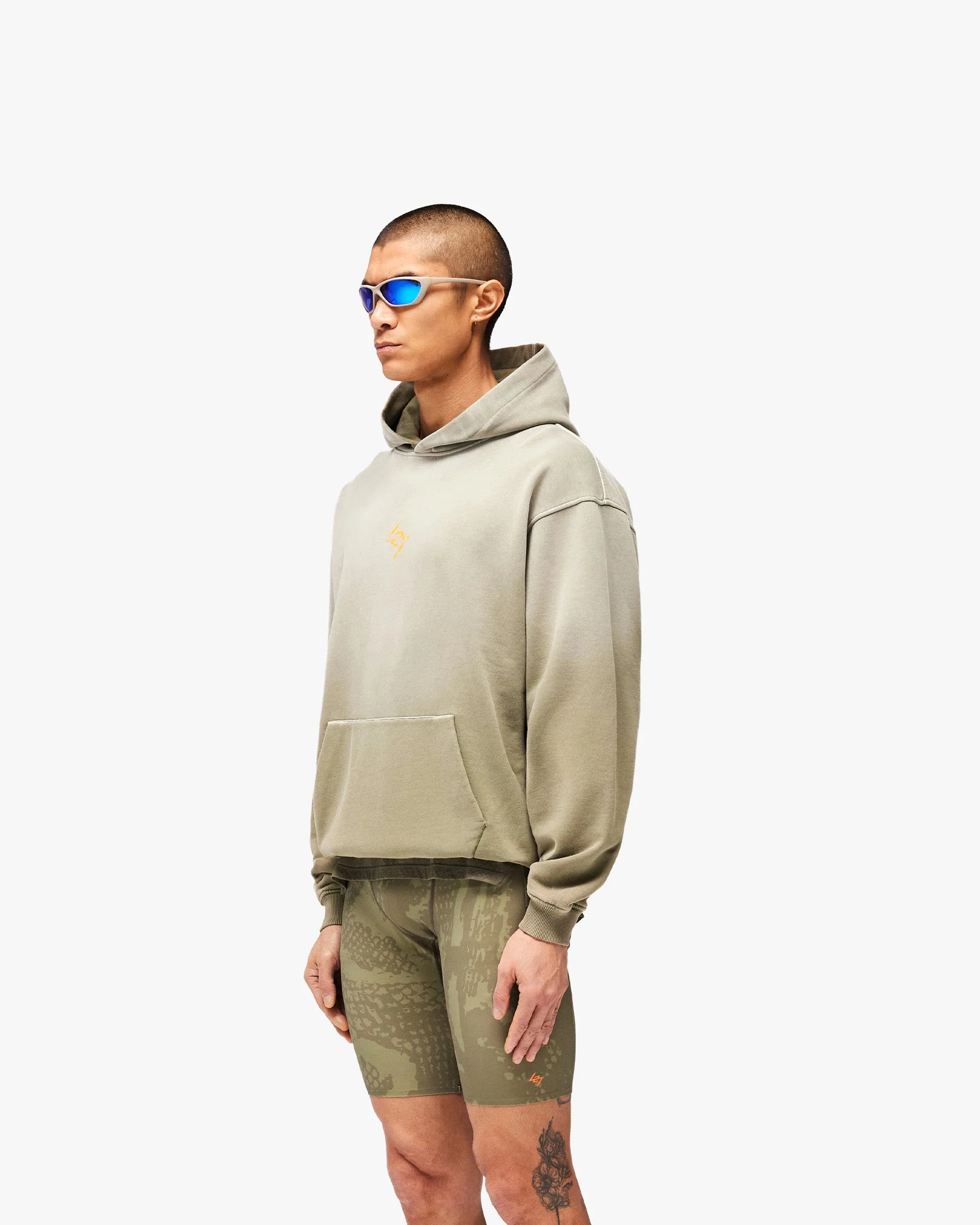 247 Los Angeles Hoodie - Aged Khaki - Image 4