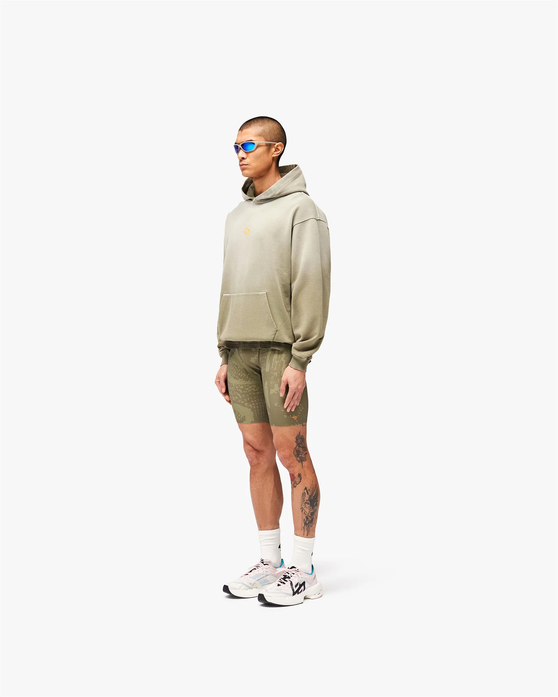247 Los Angeles Hoodie - Aged Khaki - Image 7