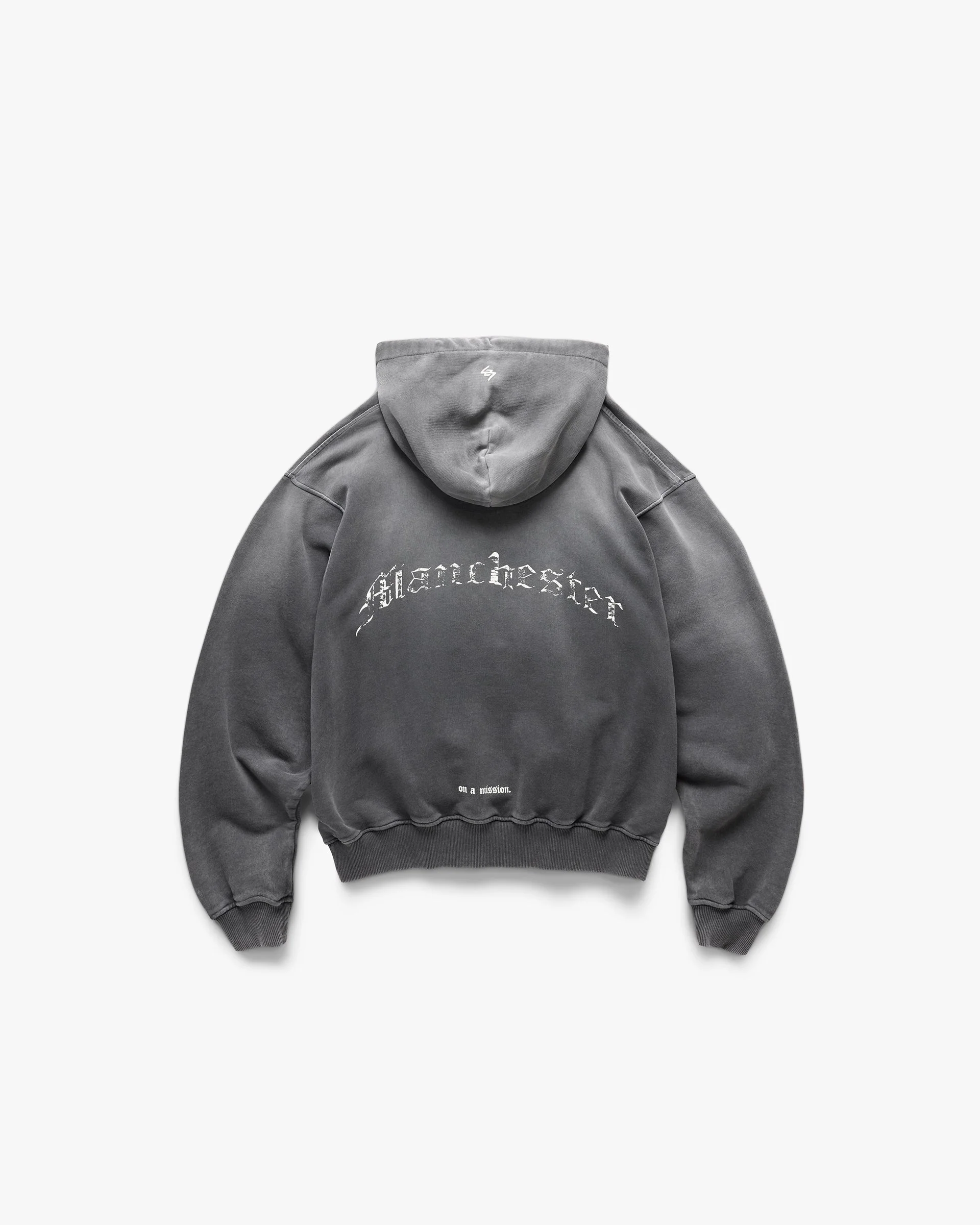 247 Manchester Hoodie - Aged Black - Image 2