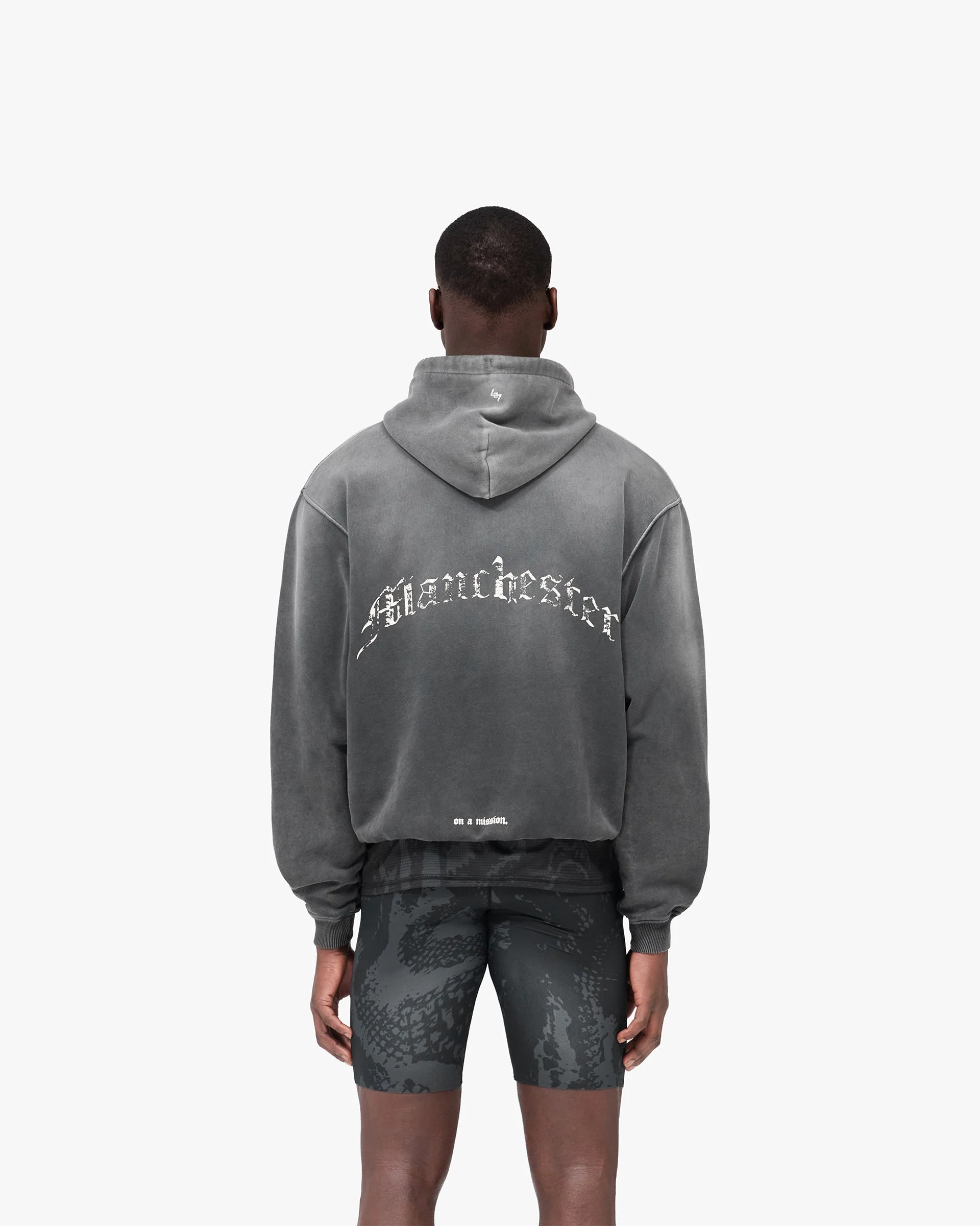 247 Manchester Hoodie - Aged Black - Image 5