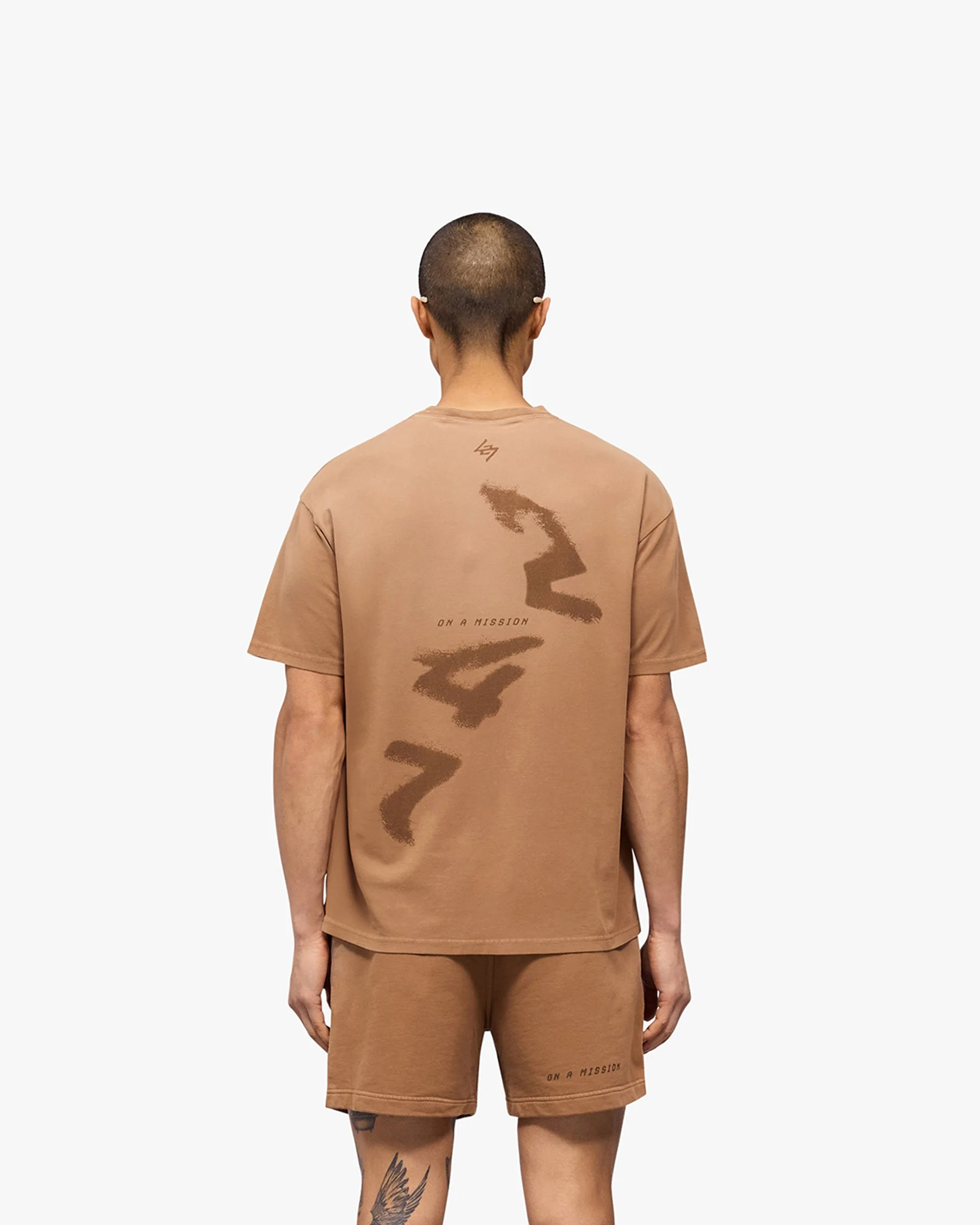 247 Motion Oversized T-Shirt - Rust - Image 5