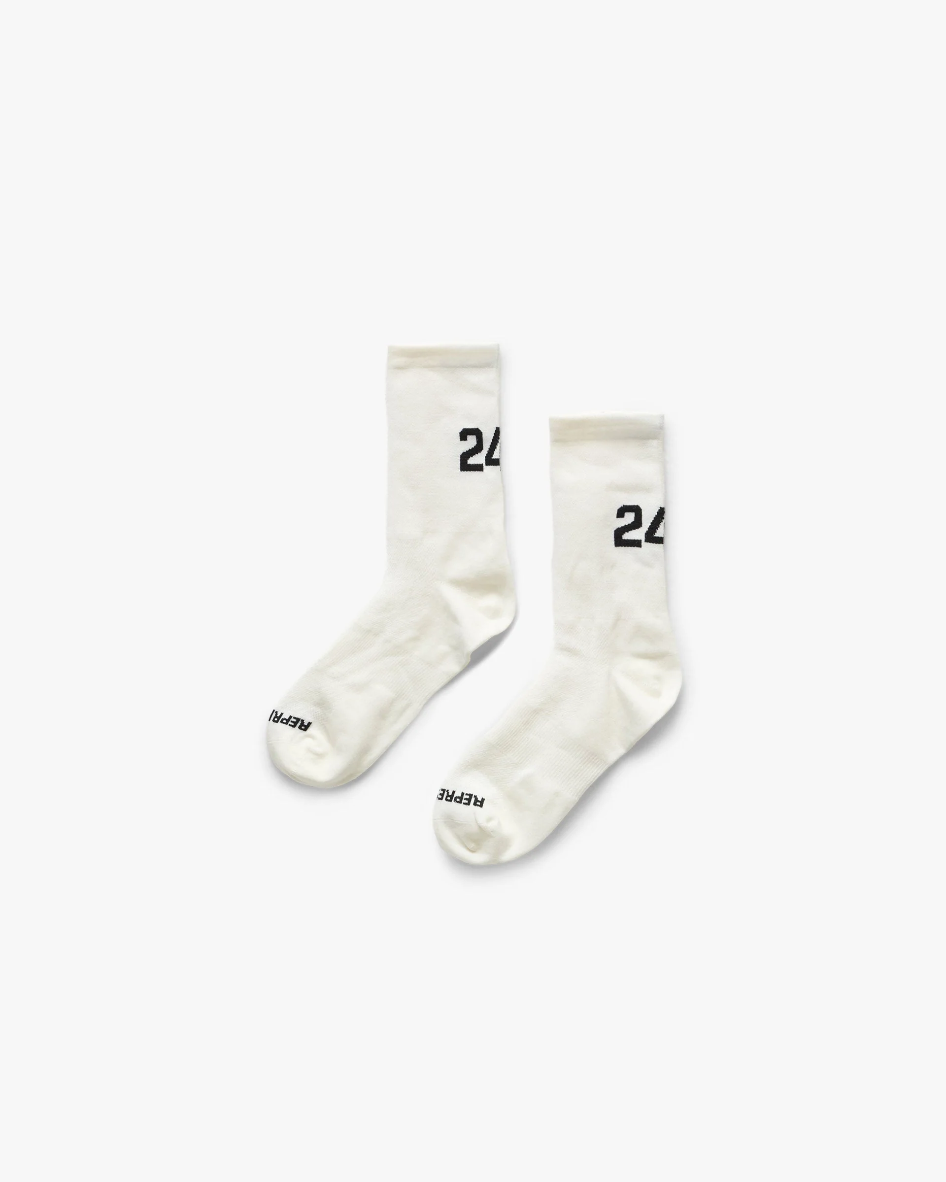 247 Numbers Socks - Flat White - Image 2
