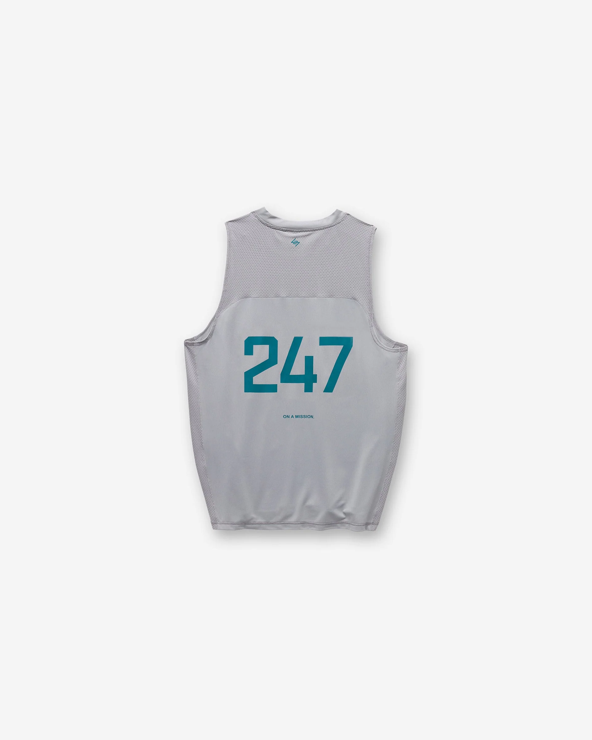247 Numbers Vest - Graphite Grey - Image 2