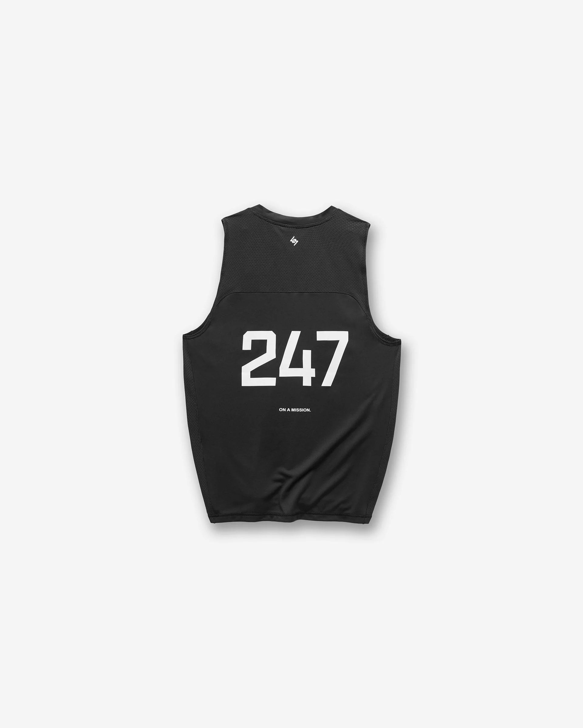 247 Numbers Vest - Jet Black - Image 2