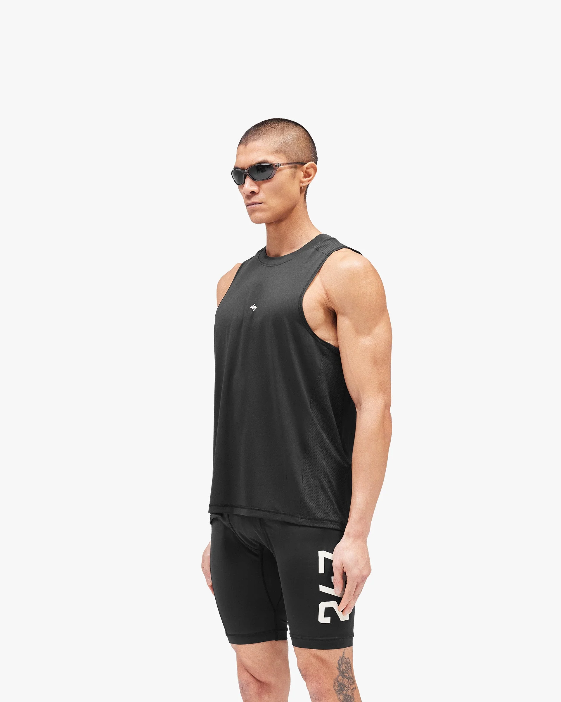 247 Numbers Vest - Jet Black - Image 4
