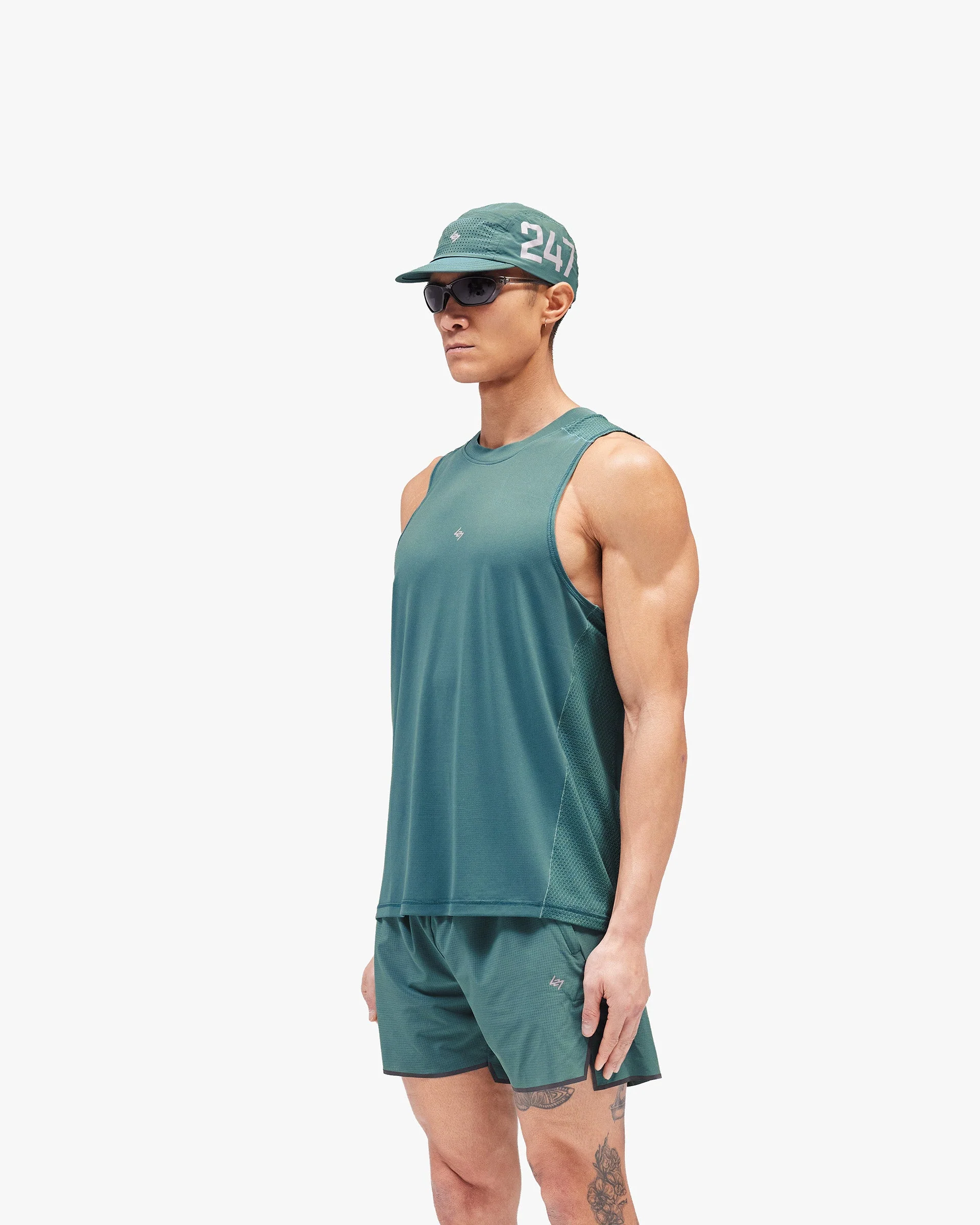 247 Numbers Vest - Teal - Image 4