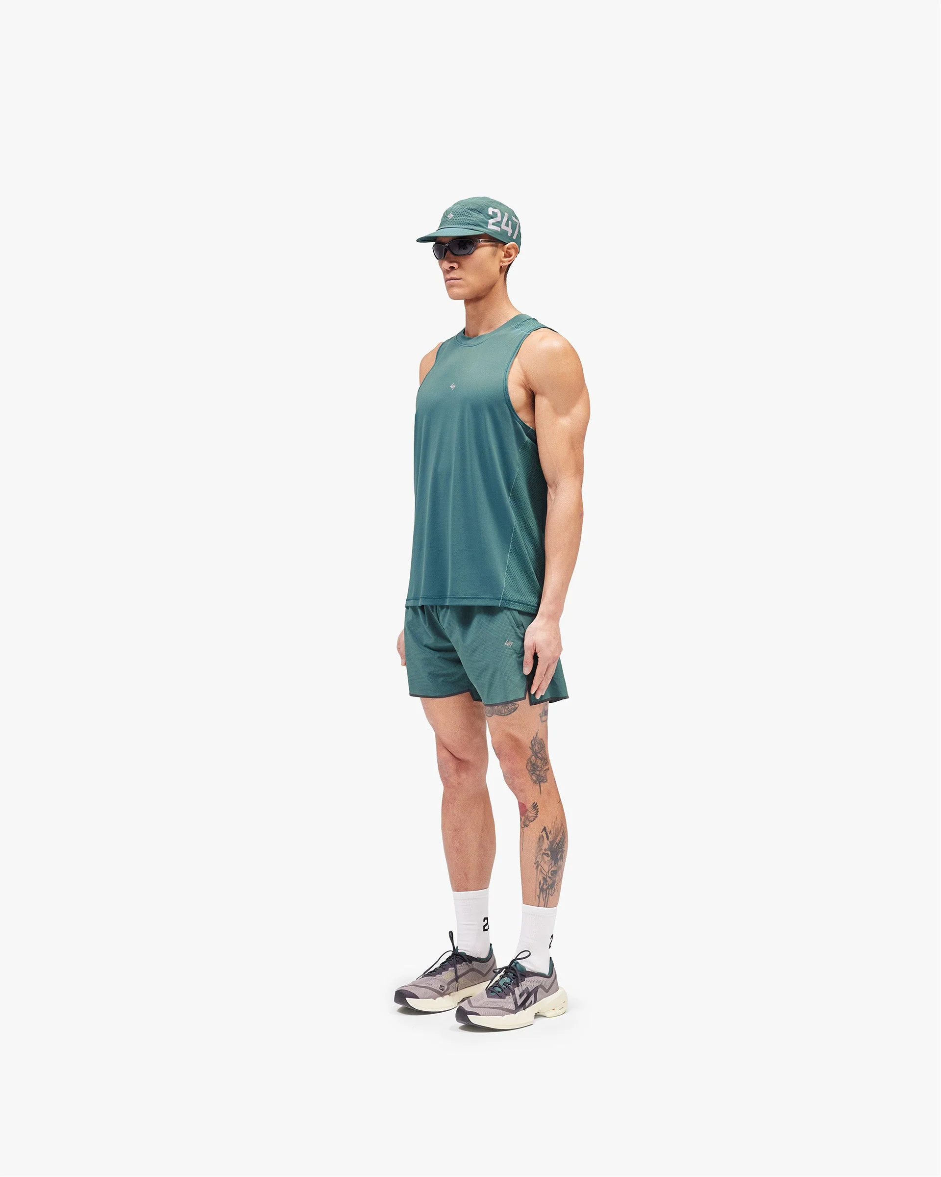 247 Numbers Vest - Teal - Image 7