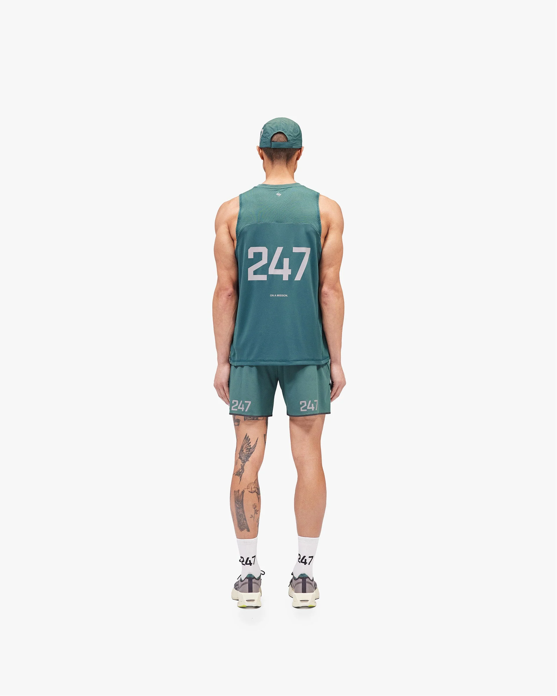 247 Numbers Vest - Teal - Image 8