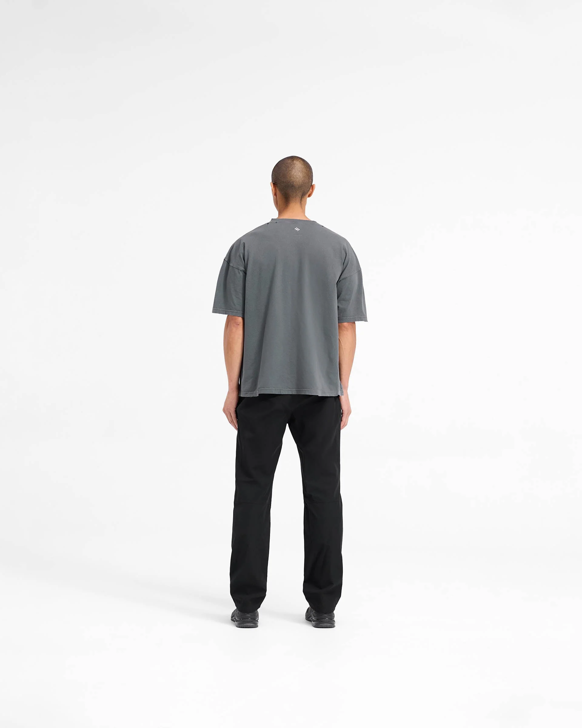 247 On A Mission Oversized T-Shirt - Aged Black - Image 7
