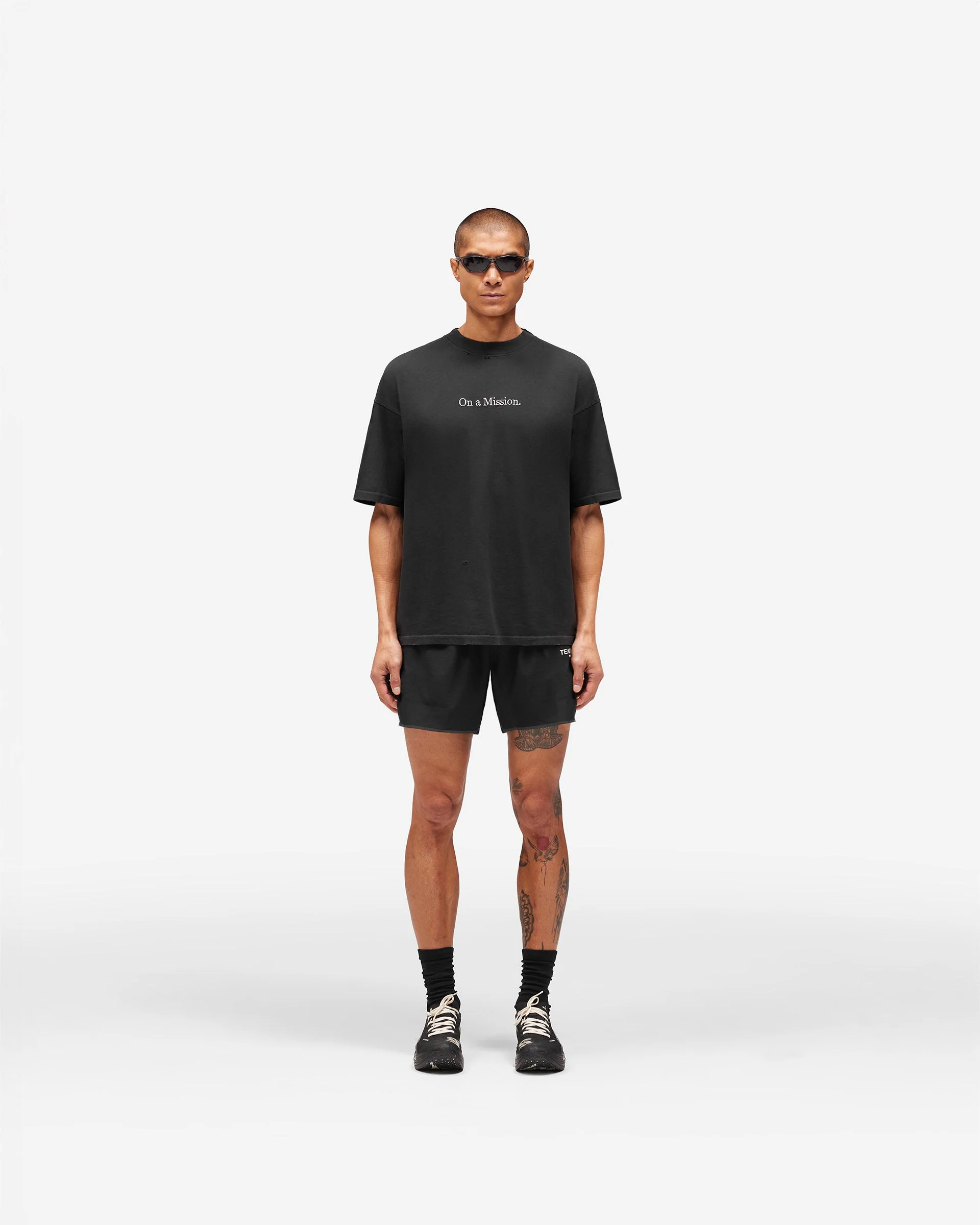 247 On A Mission T-Shirt - Jet Black - Image 7