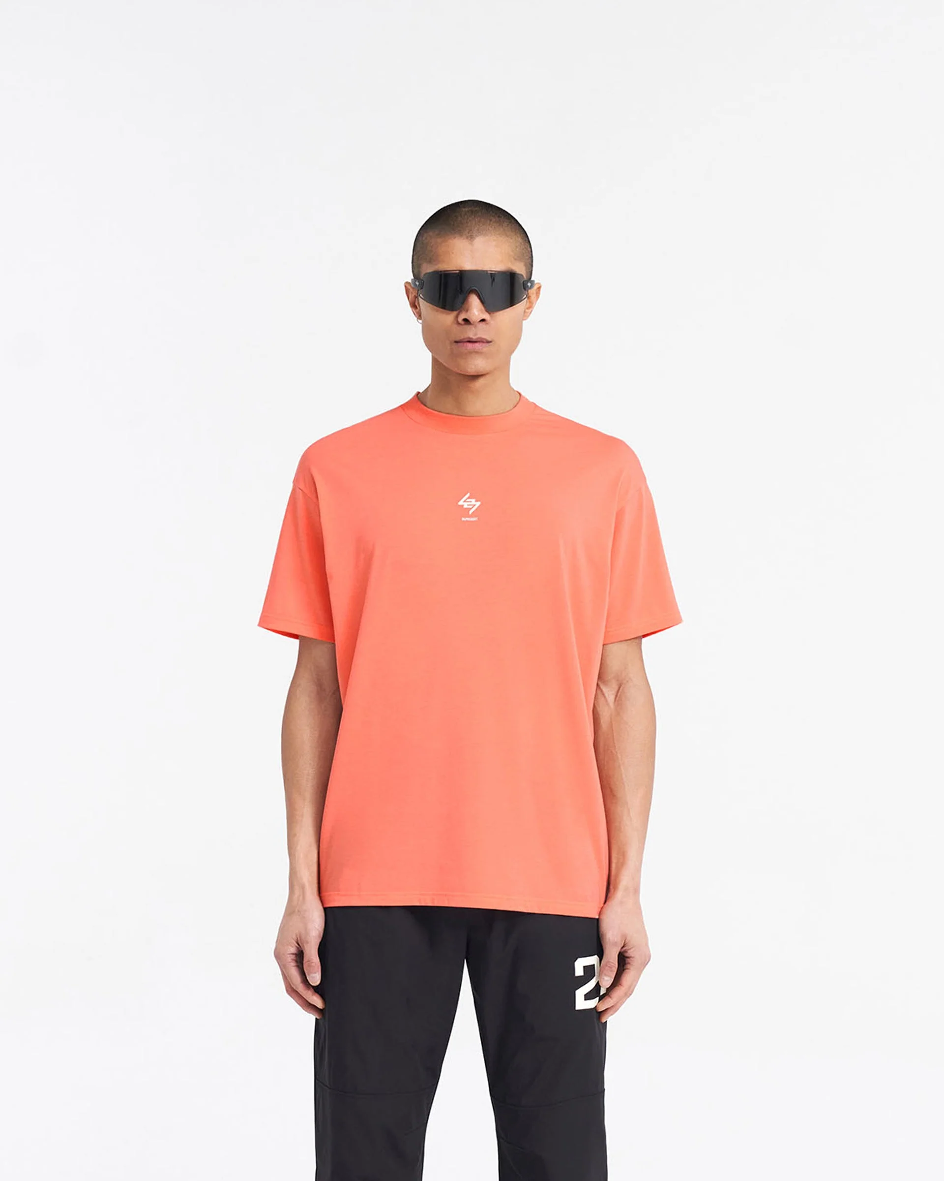 247 Oversized T-Shirt - Coral - Image 3