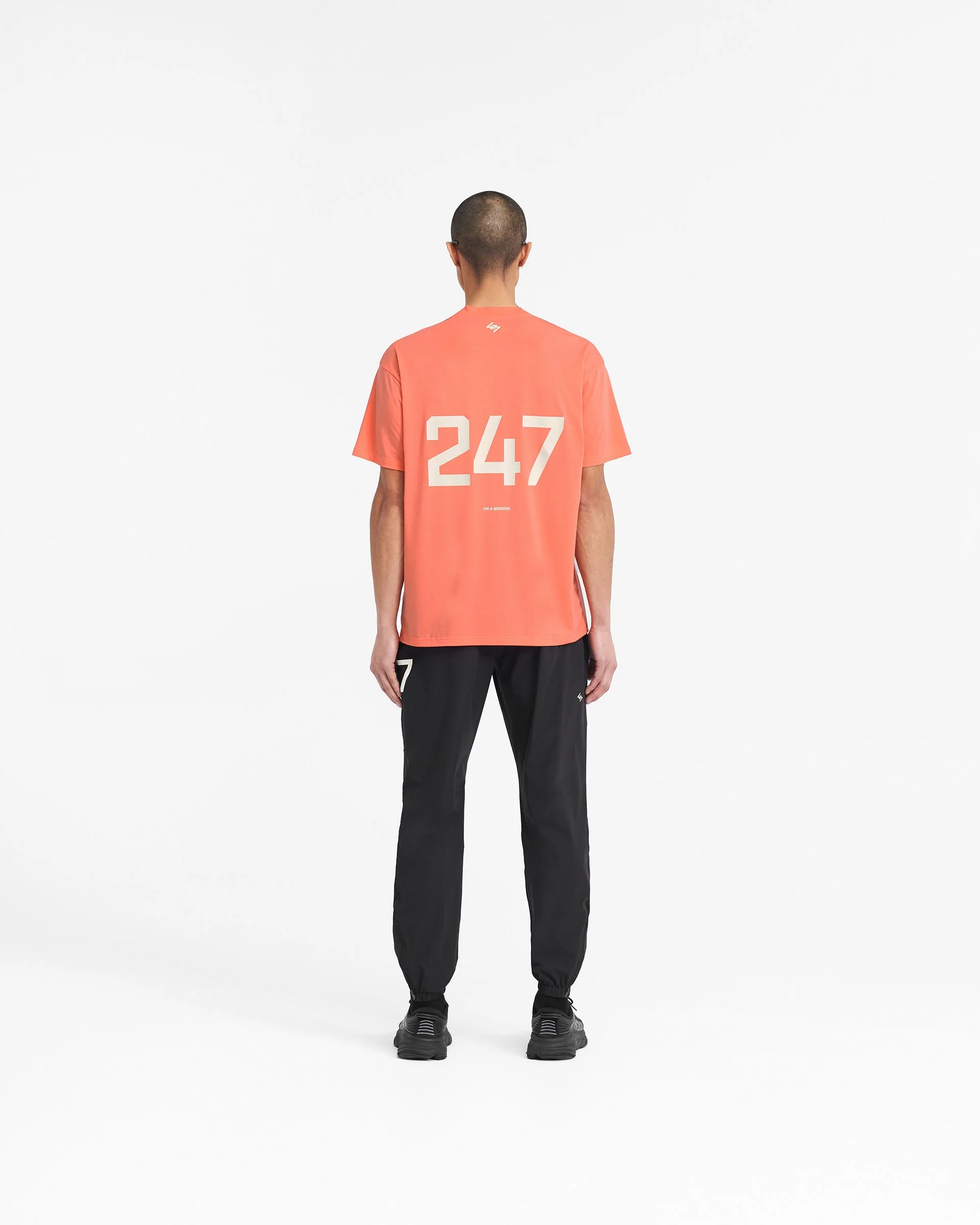 247 Oversized T-Shirt - Coral - Image 8
