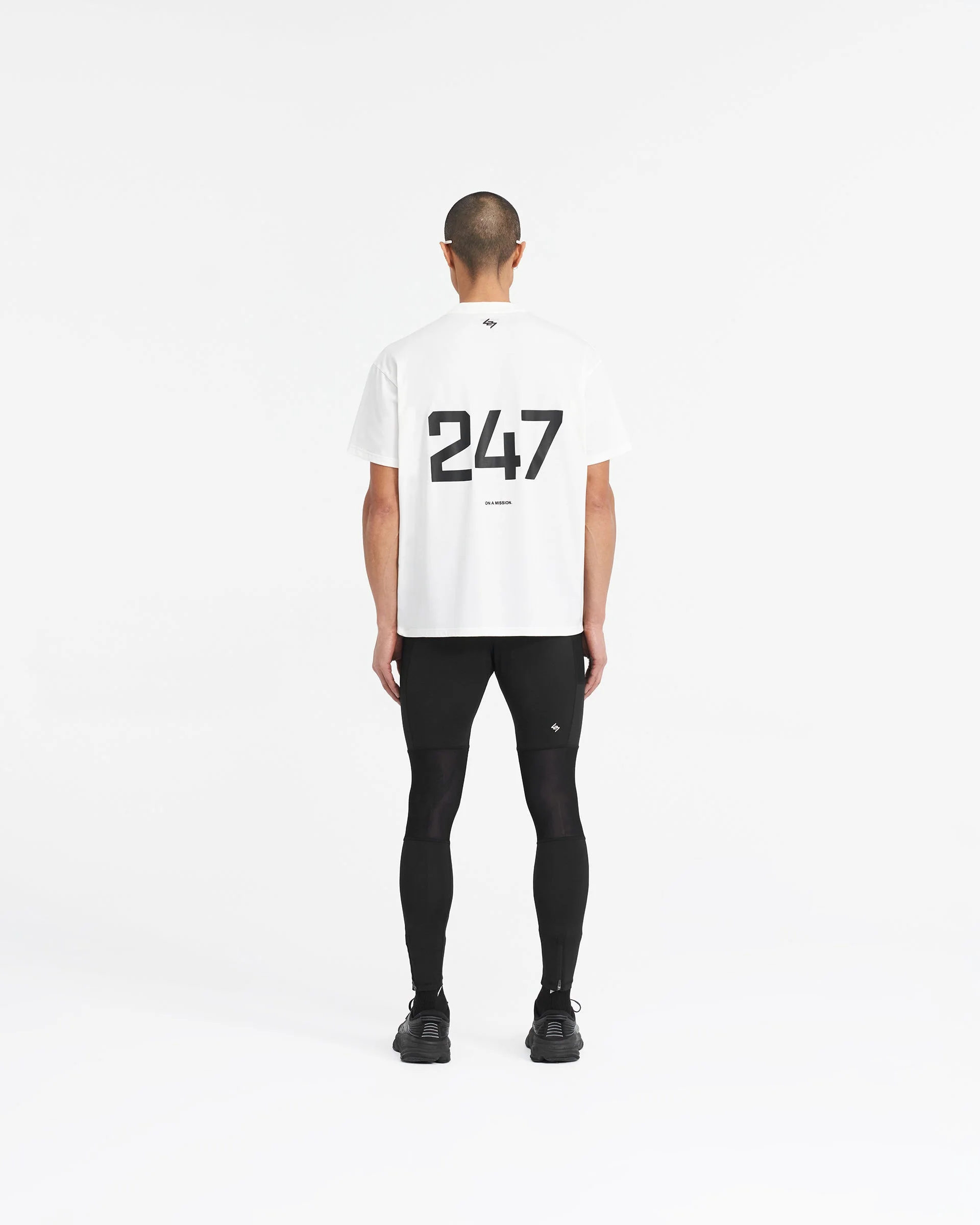 247 Oversized T-Shirt - Flat White - Image 9