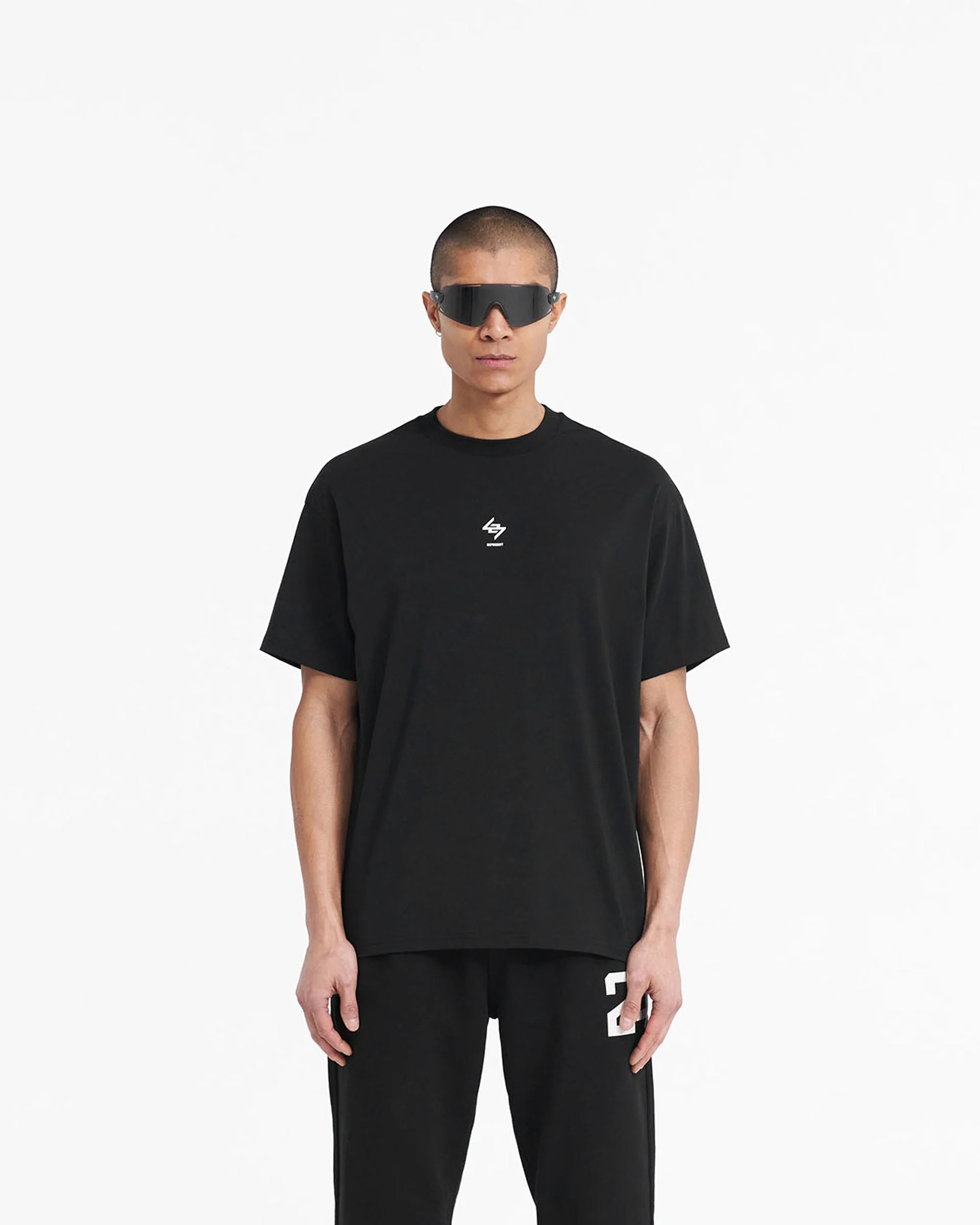 247 Oversized T-Shirt - Jet Black - Image 3