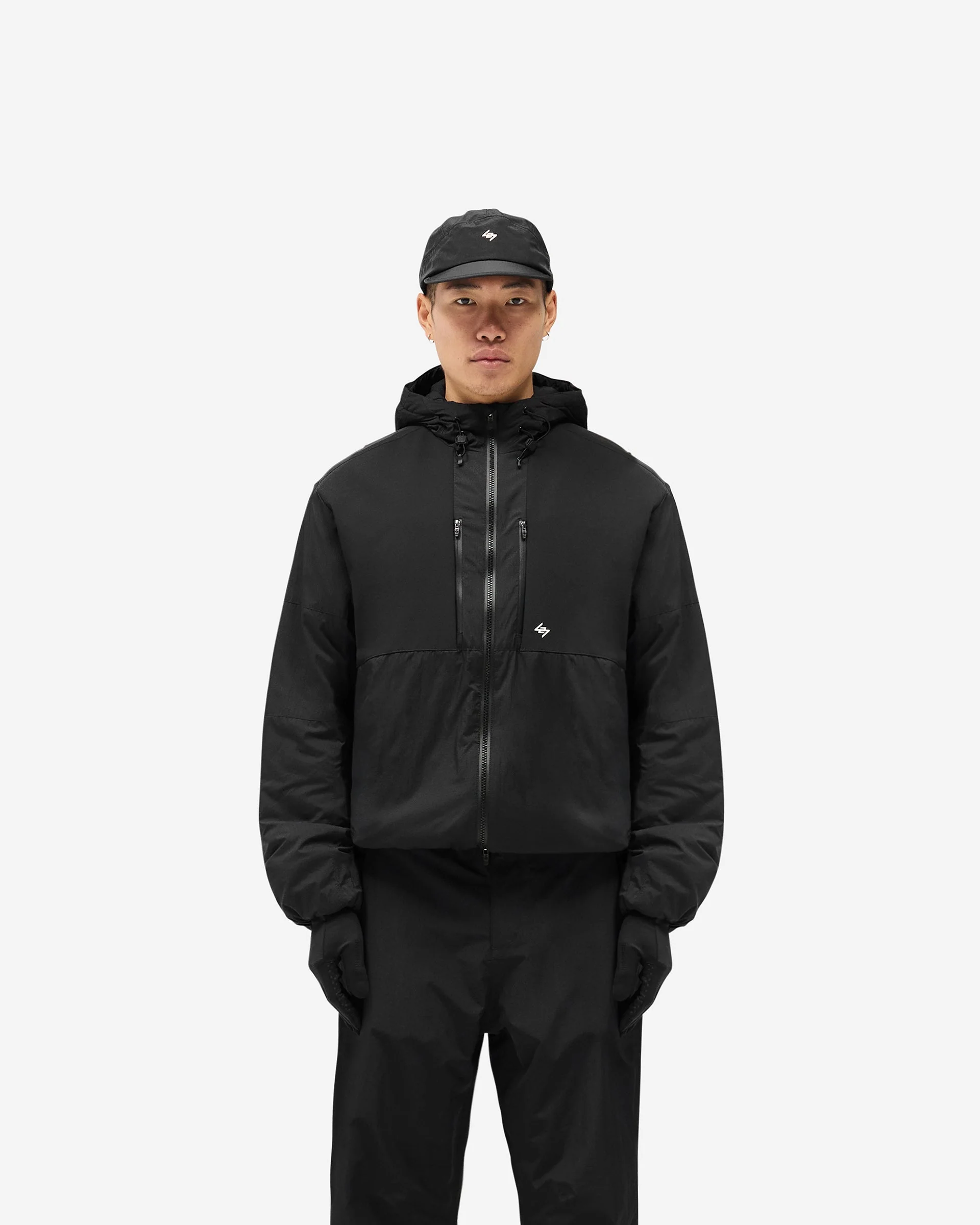 247 Panelled Insulated Jacket - Black - Image 3