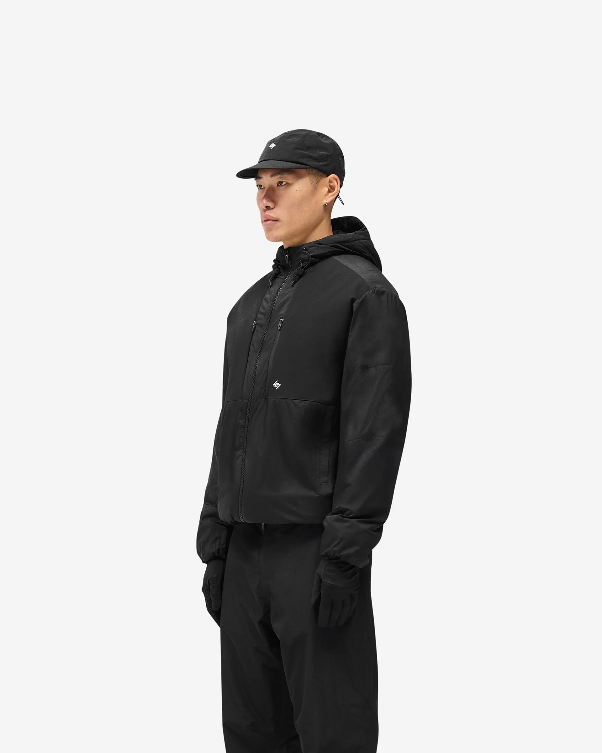 247 Panelled Insulated Jacket - Black - Image 4