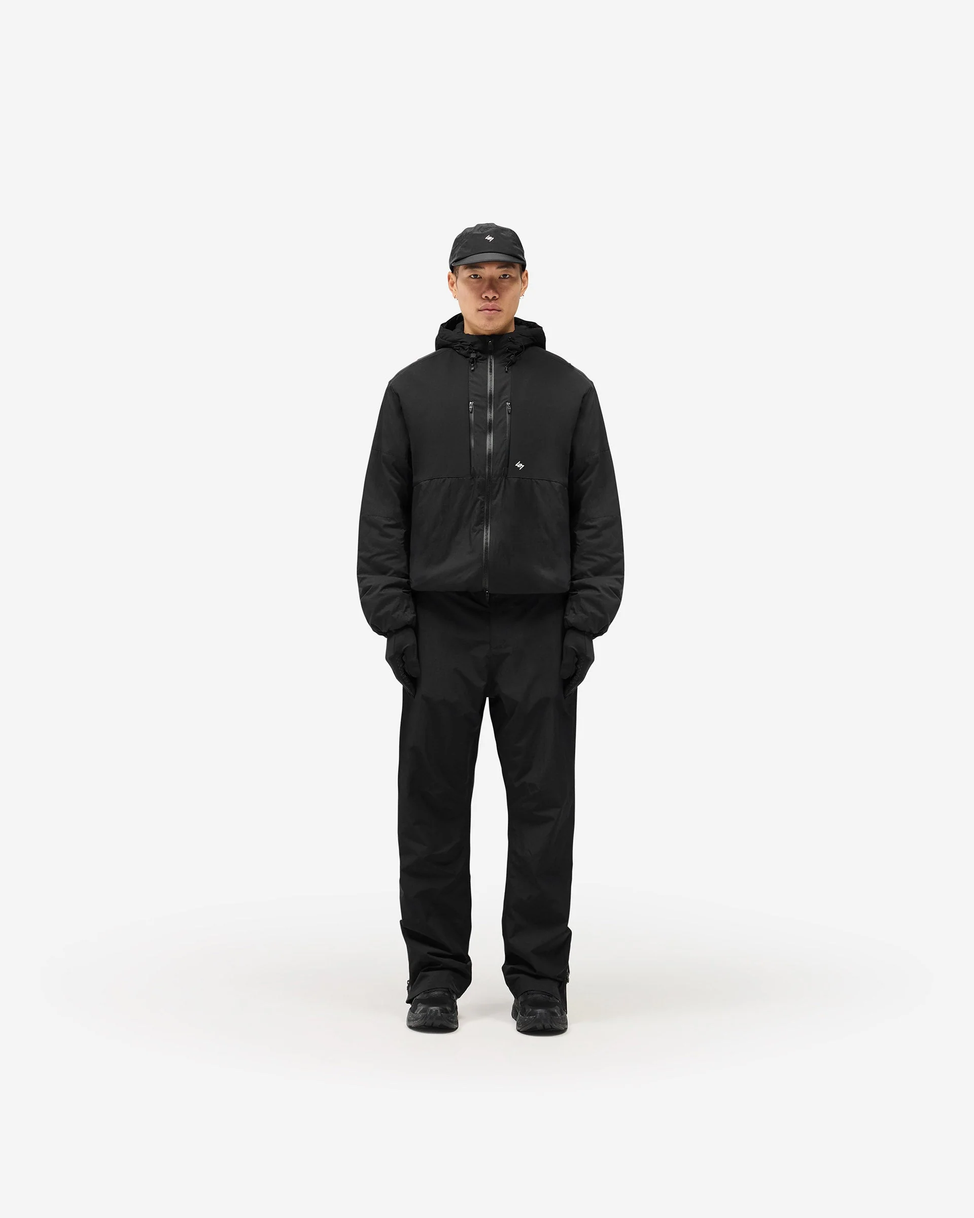 247 Panelled Insulated Jacket - Black - Image 6