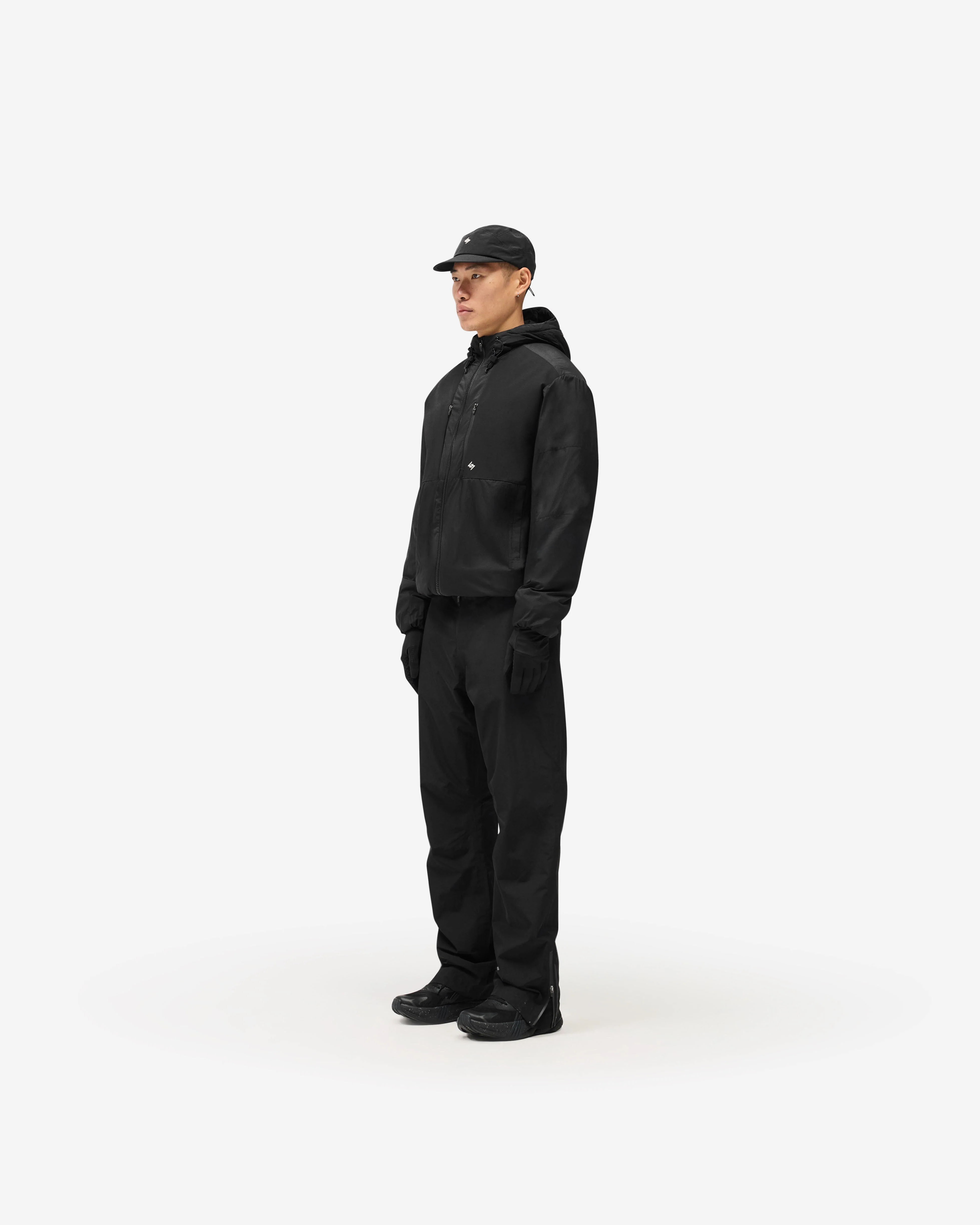 247 Panelled Insulated Jacket - Black - Image 7