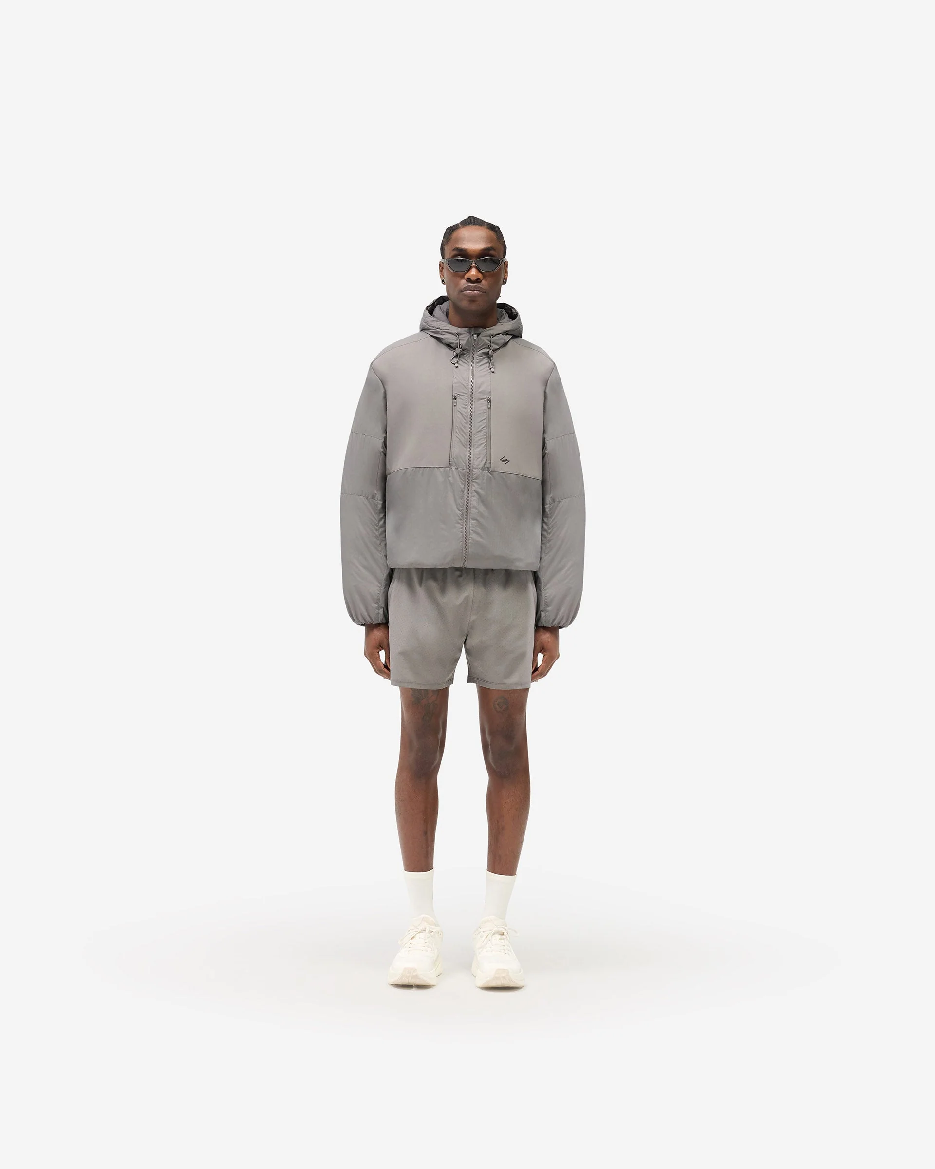 247 Panelled Insulated Jacket - Steel - Image 6