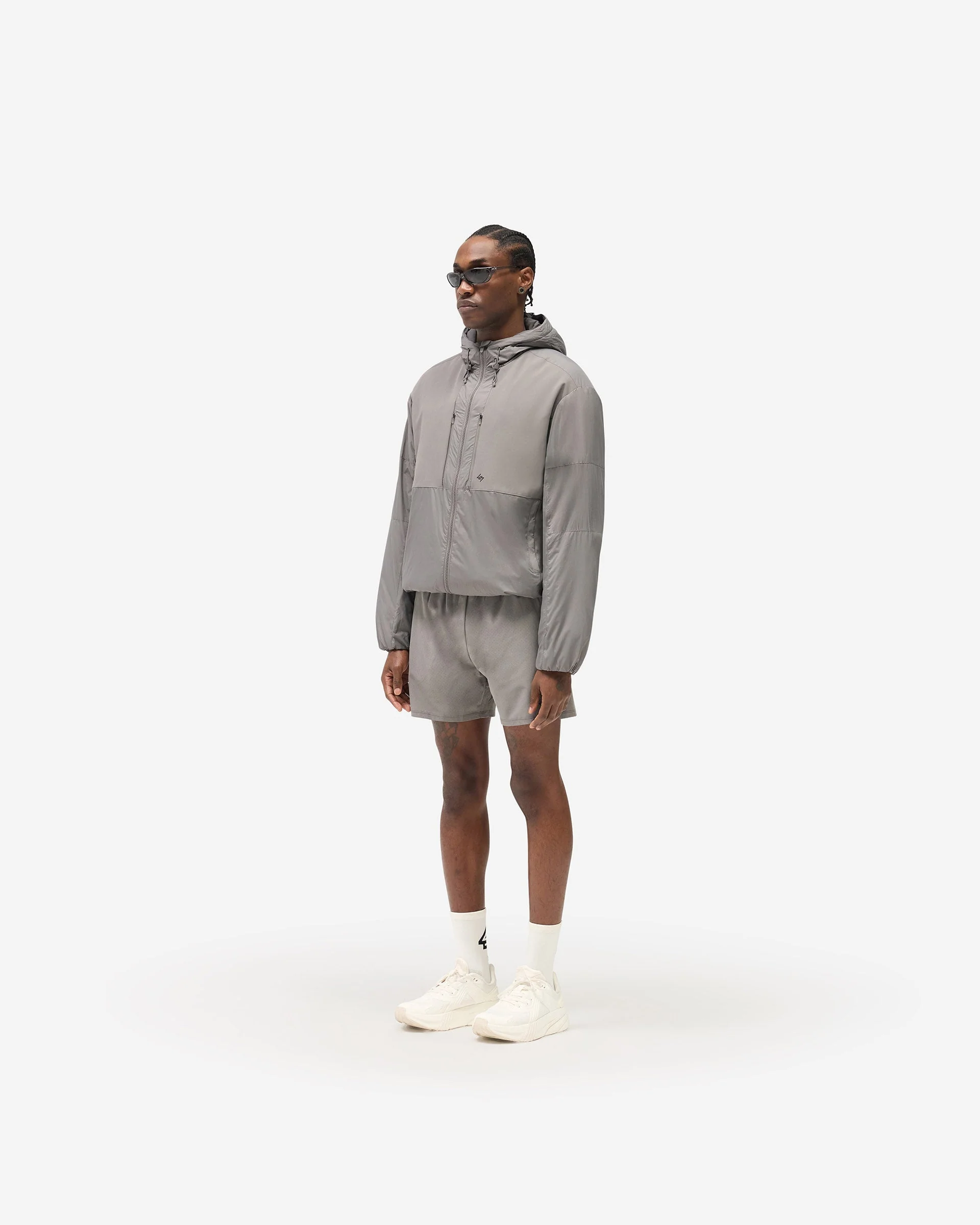 247 Panelled Insulated Jacket - Steel - Image 7