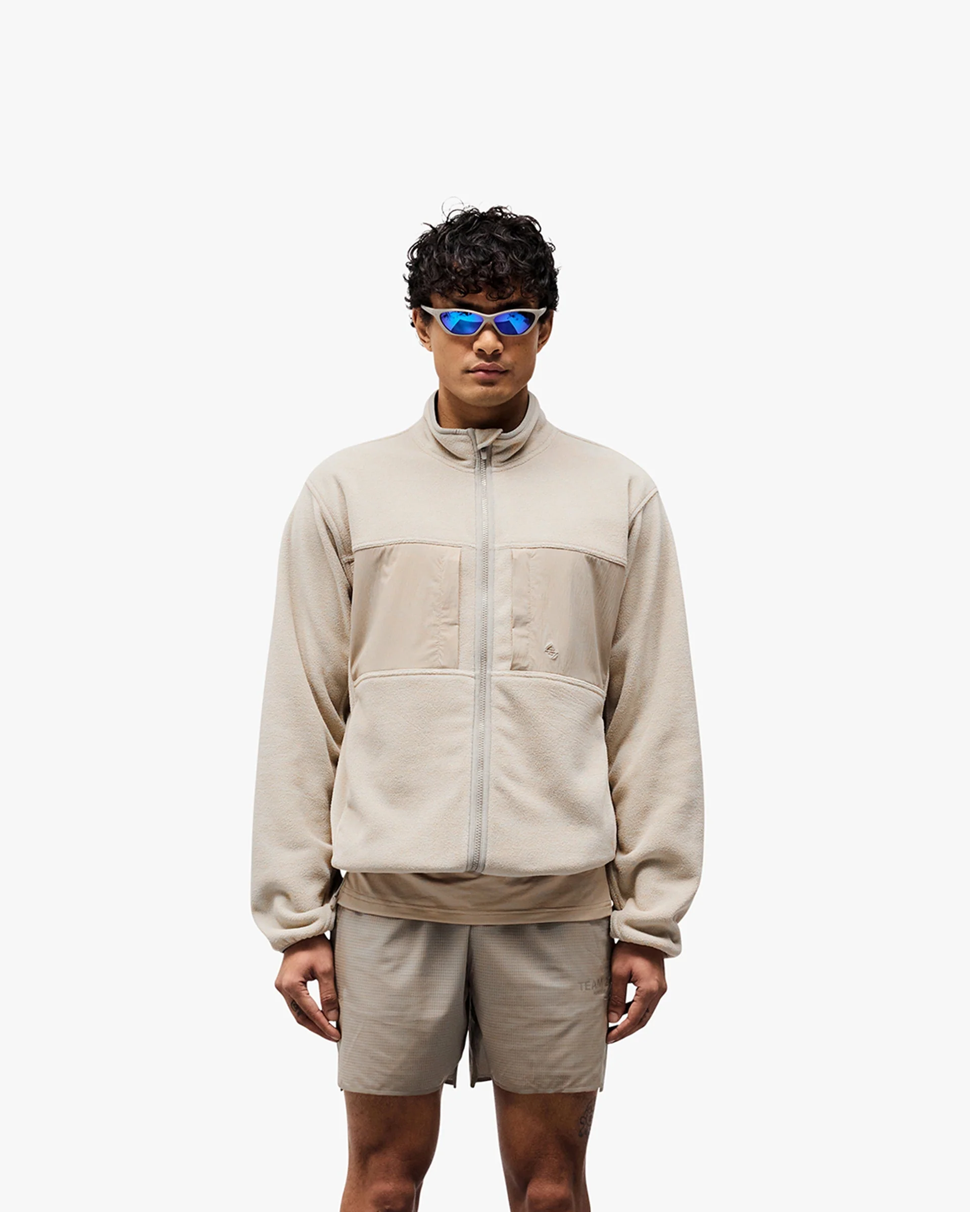 247 Polar Panelled Fleece - Pebble - Image 3