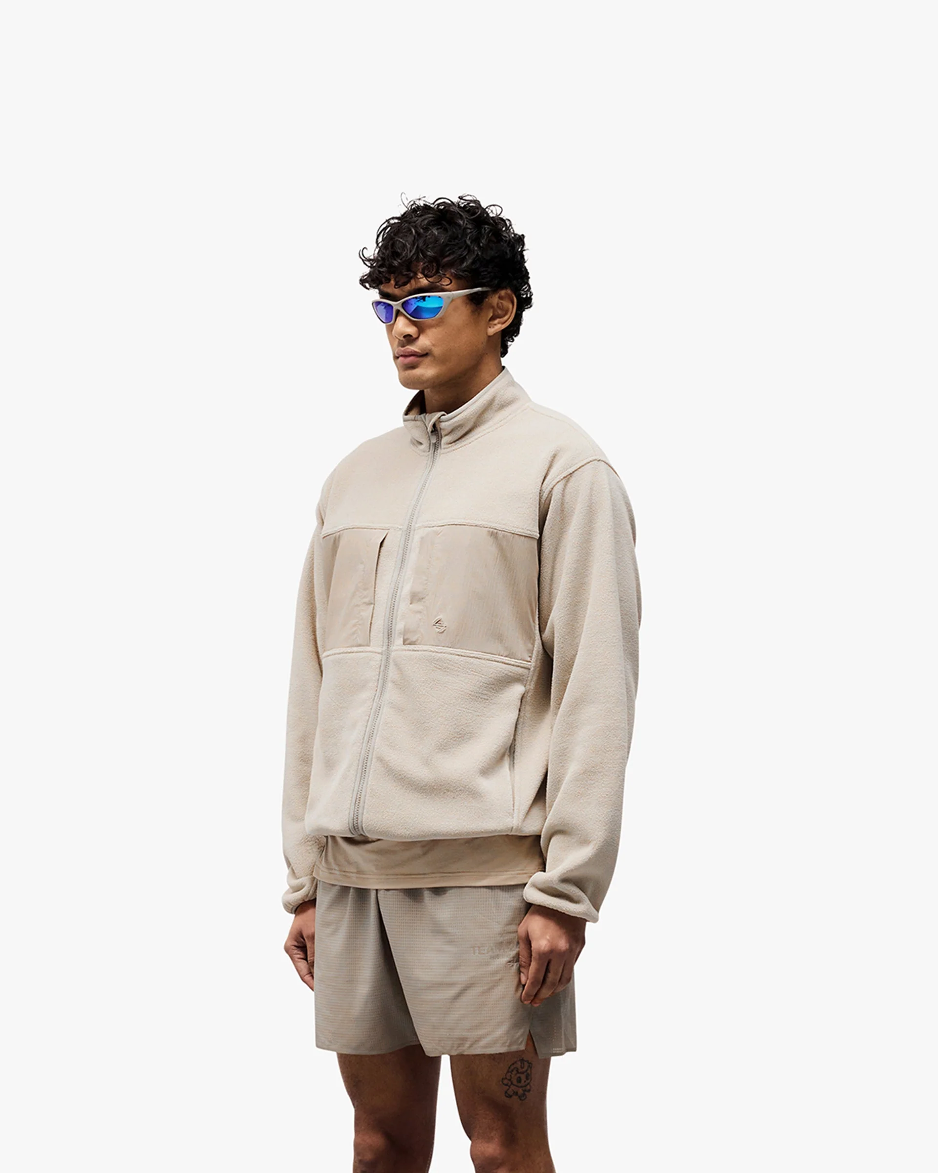 247 Polar Panelled Fleece - Pebble - Image 4