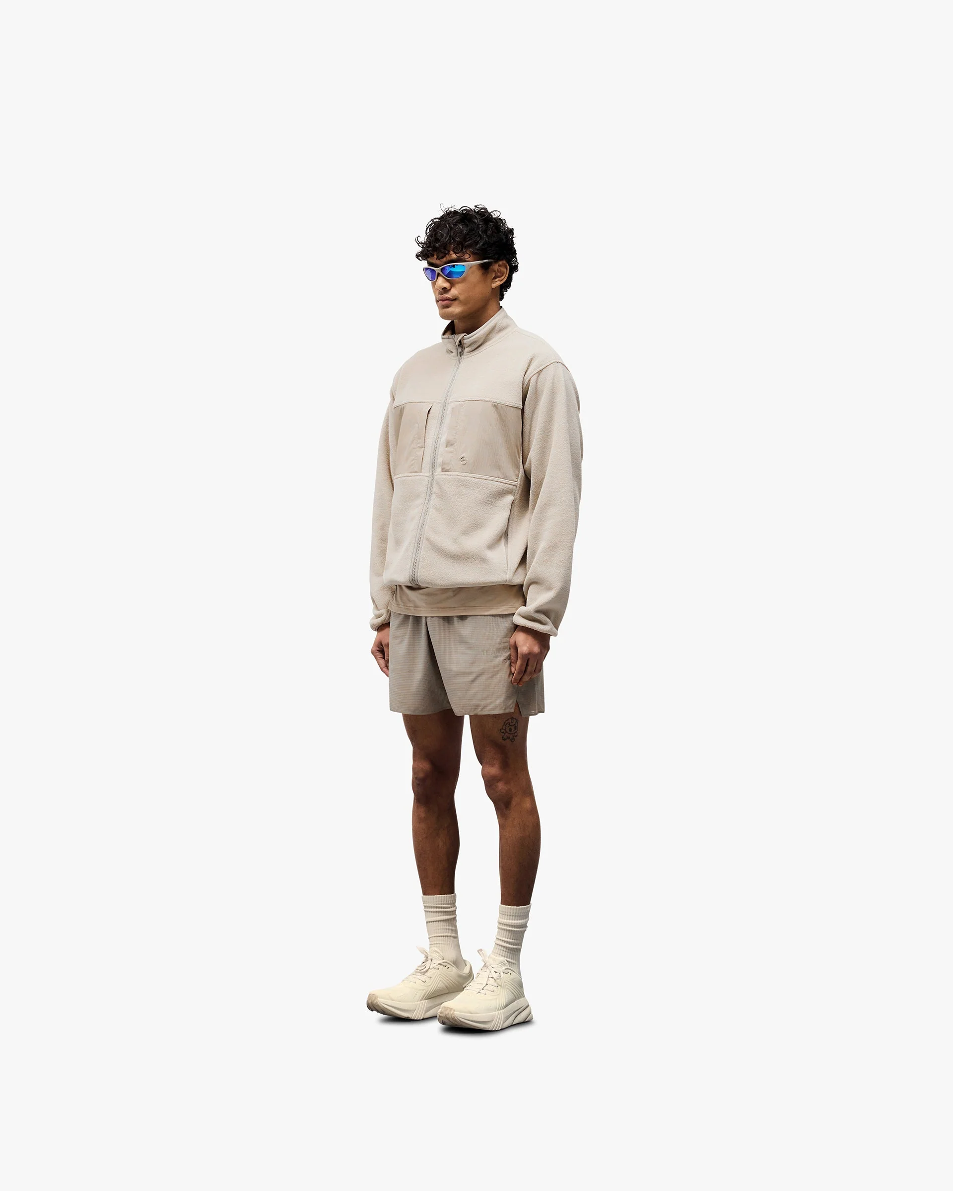 247 Polar Panelled Fleece - Pebble - Image 7