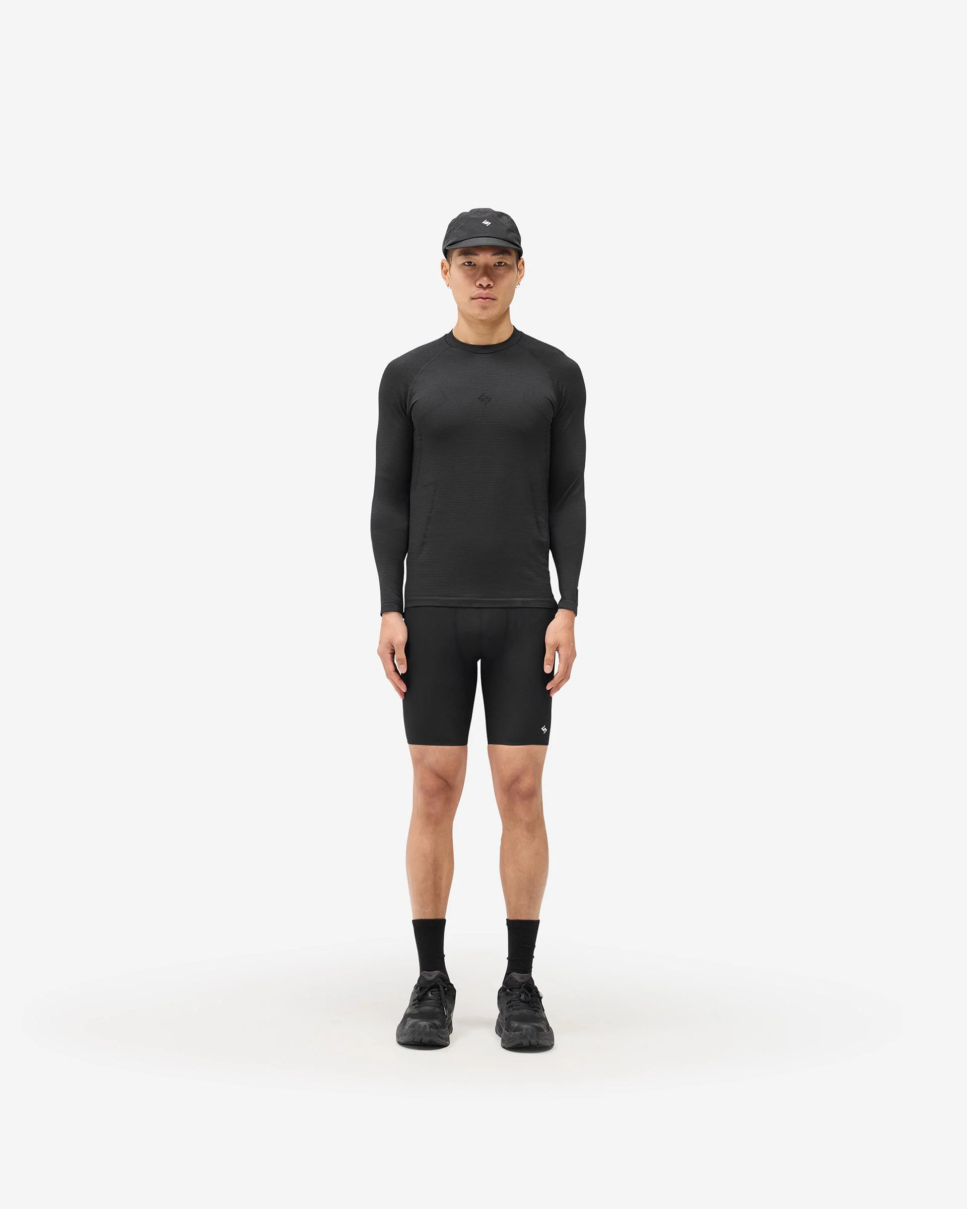 247 Ribbed Half Tight - Black - Image 5