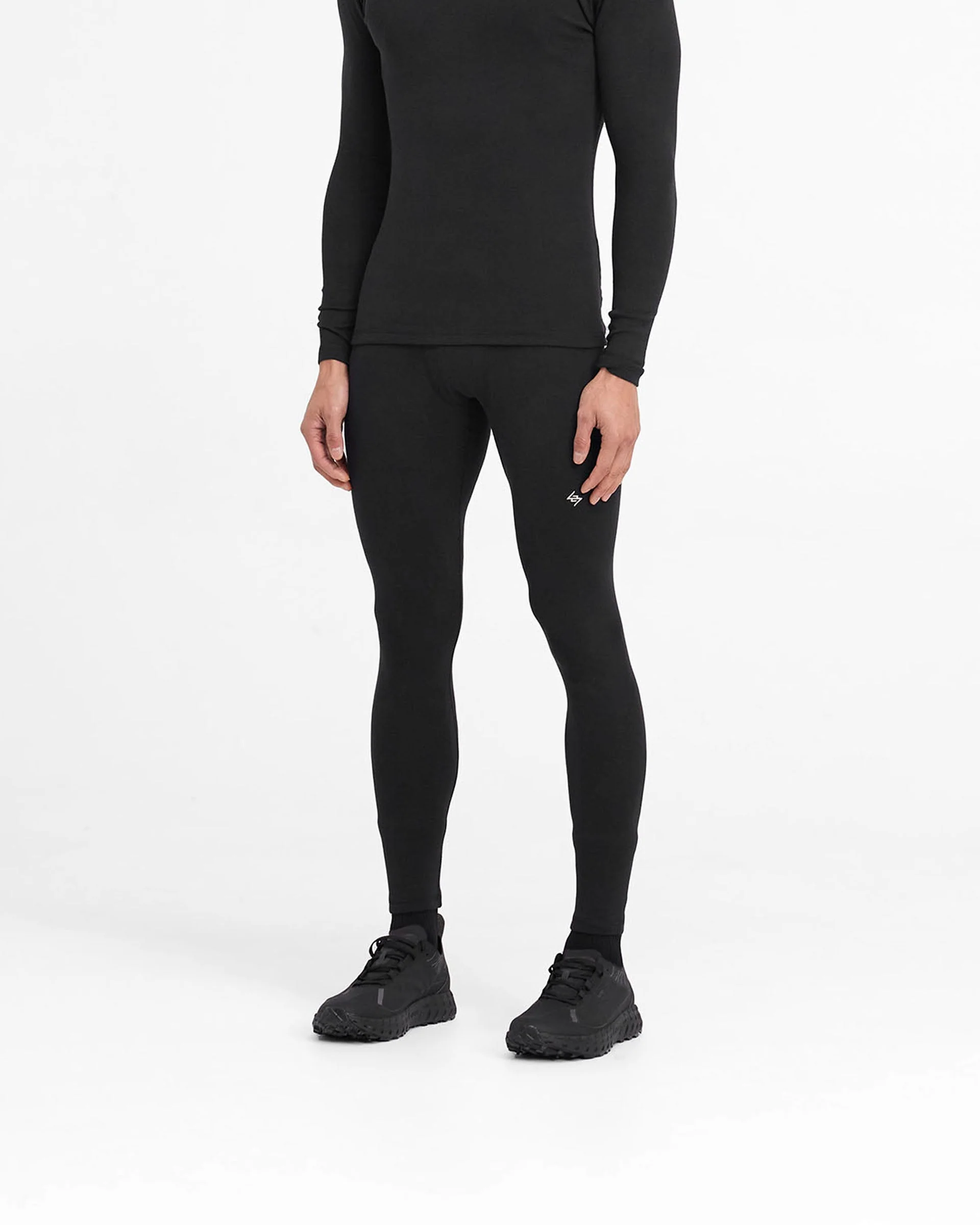 247 Ribbed Legging - Black - Image 2