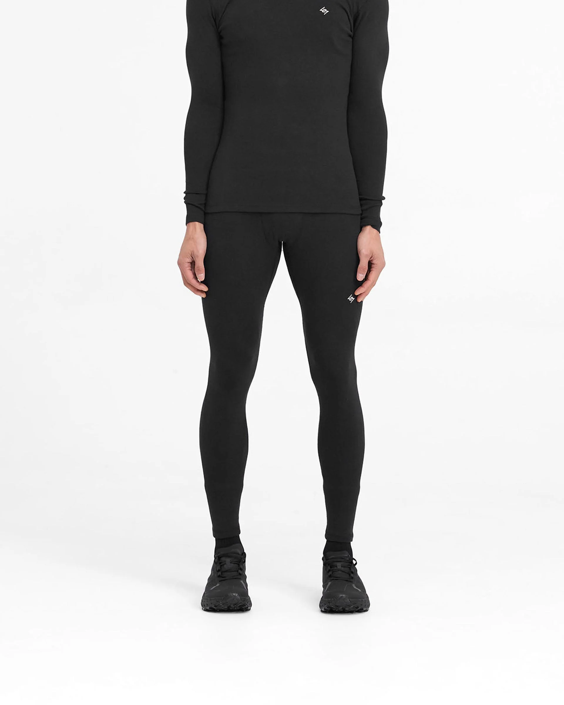 247 Ribbed Legging - Black - Image 3