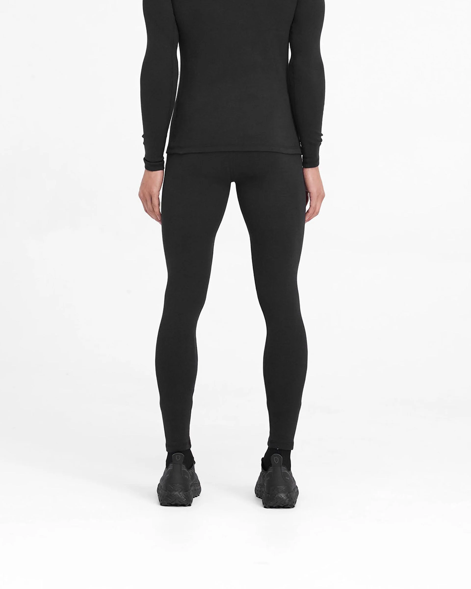 247 Ribbed Legging - Black - Image 4