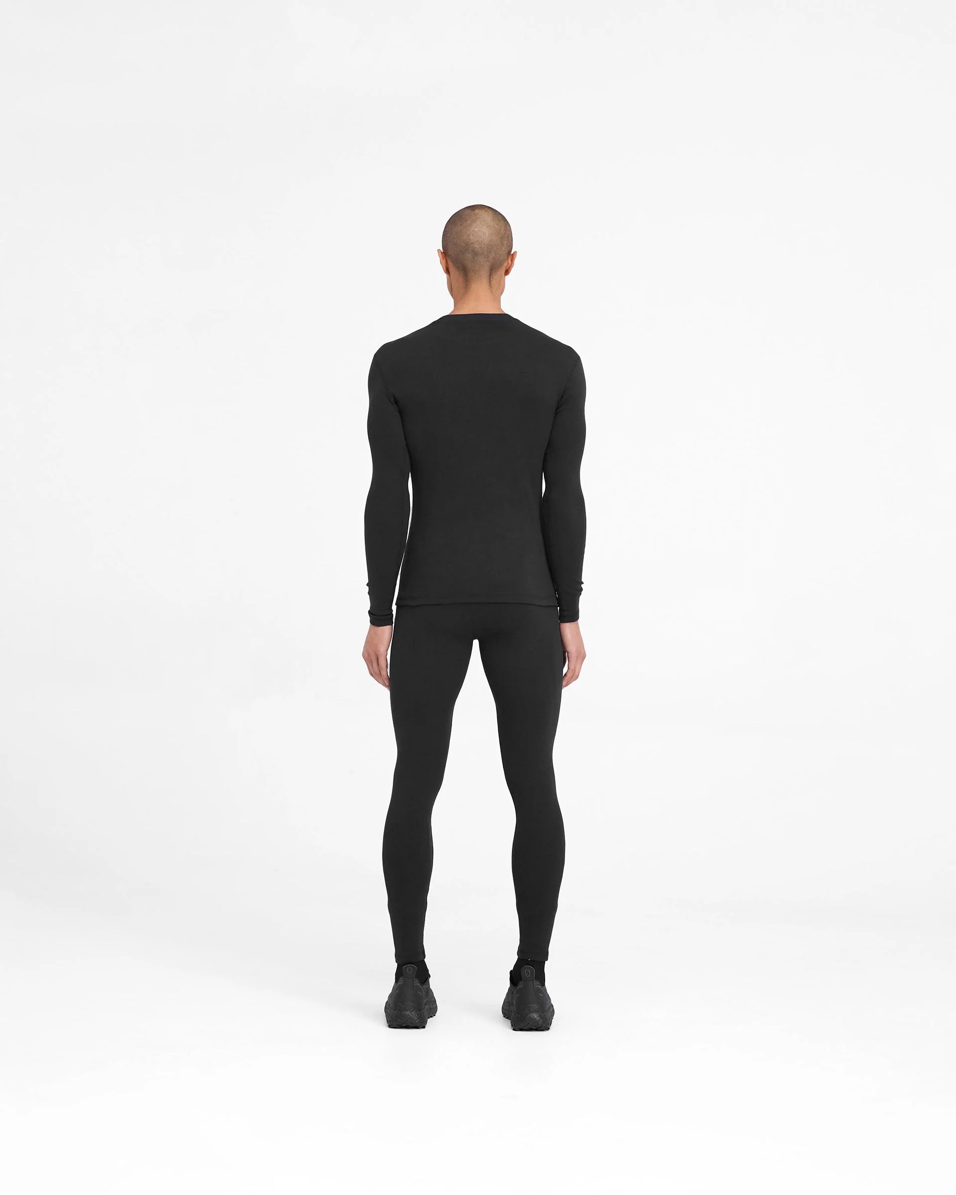 247 Ribbed Legging - Black - Image 7