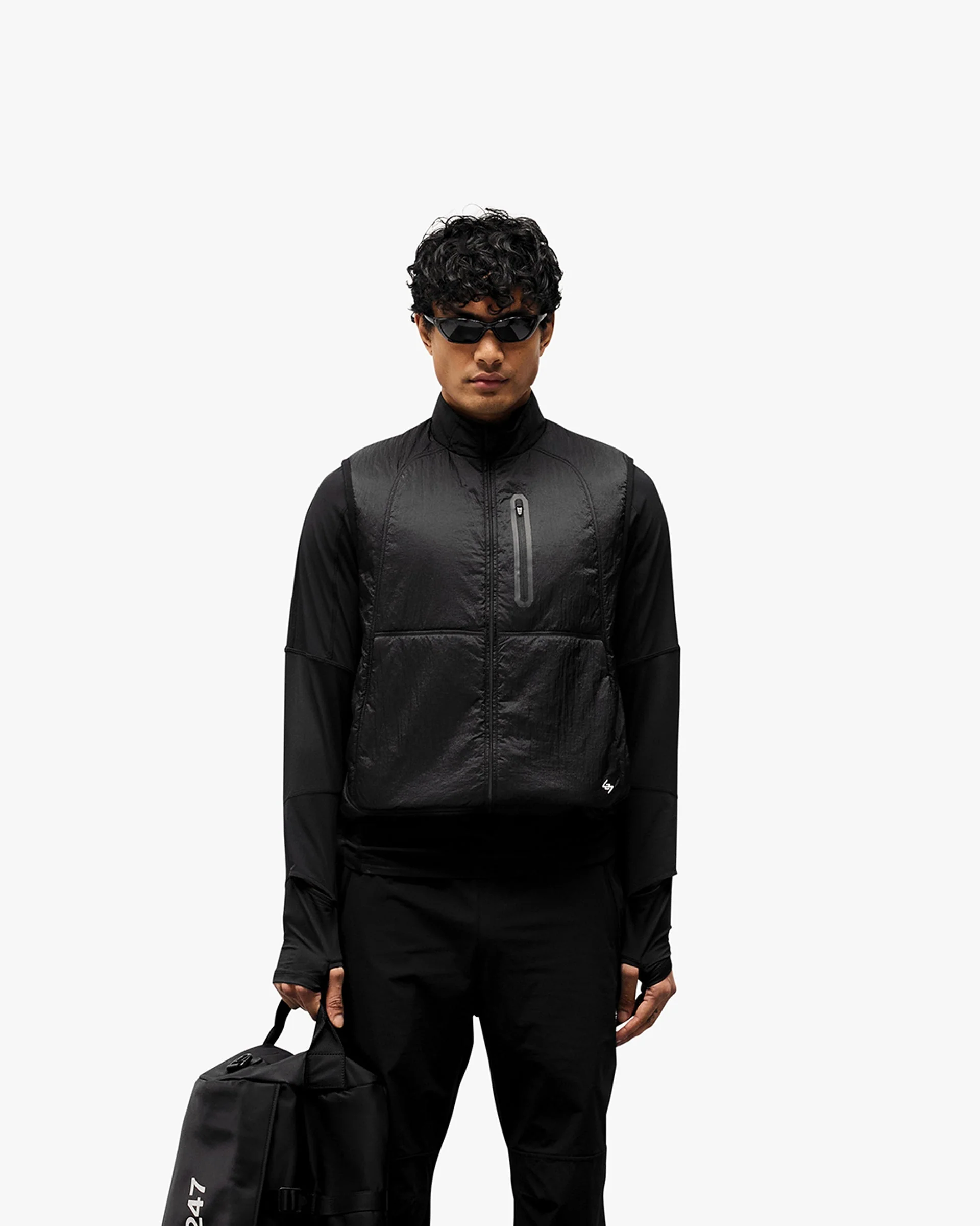 247 Run Gilet - Black - Image 3