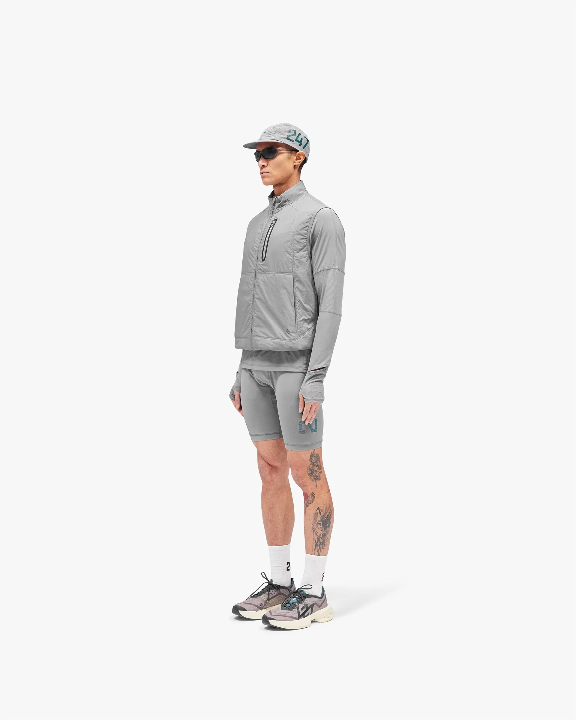 247 Run Gilet - Graphite Grey - Image 7