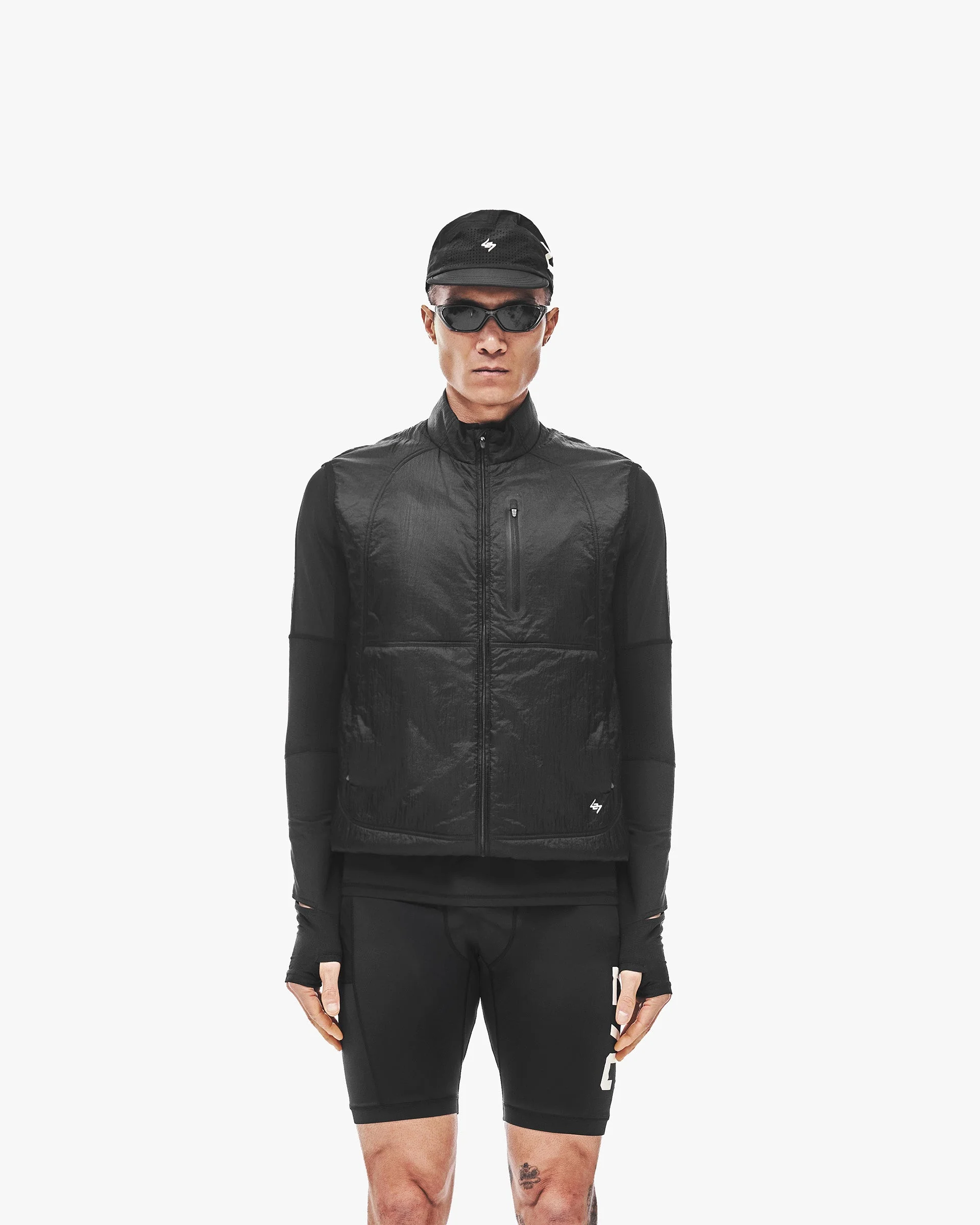 247 Run Gilet - Jet Black - Image 3