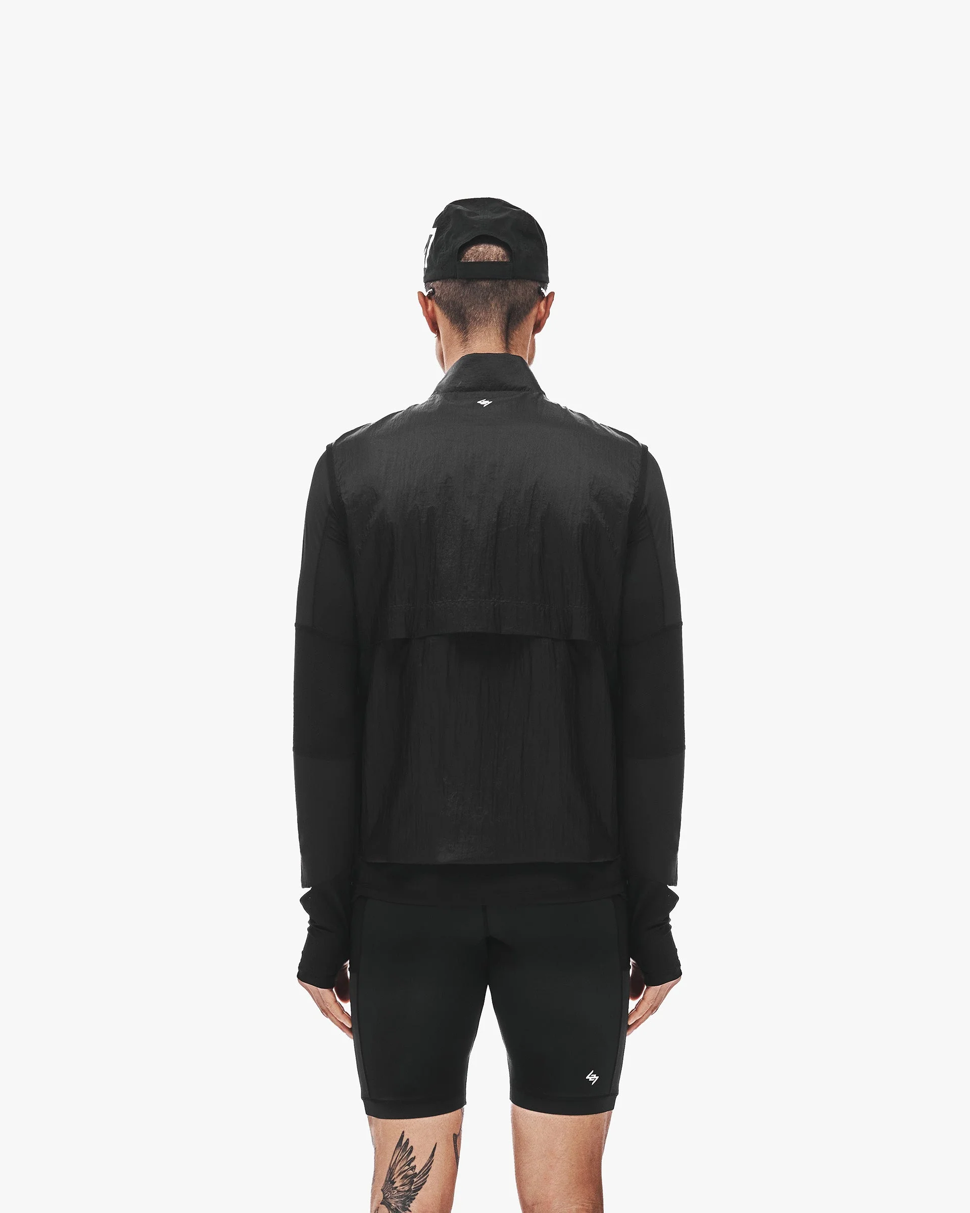 247 Run Gilet - Jet Black - Image 5