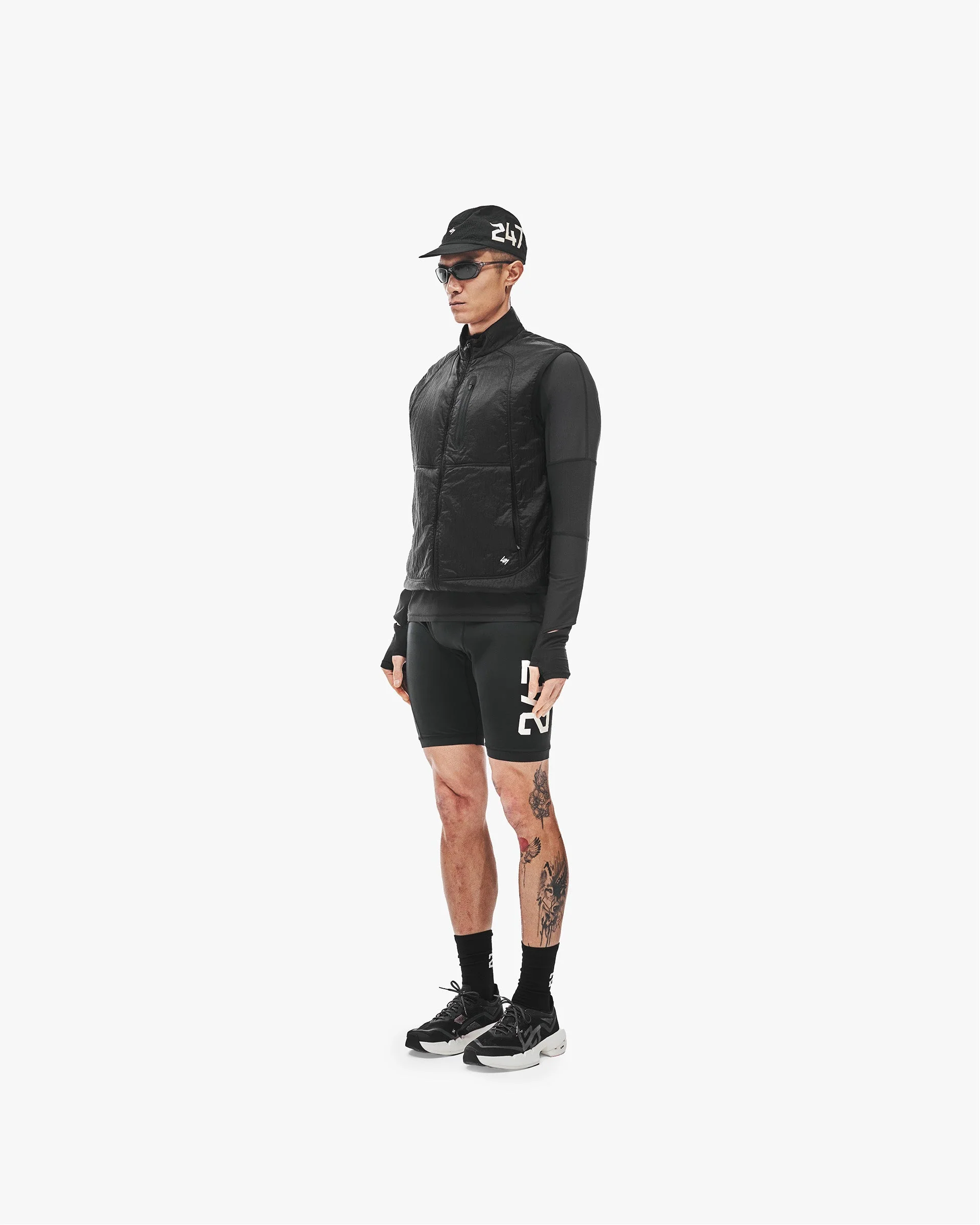 247 Run Gilet - Jet Black - Image 7