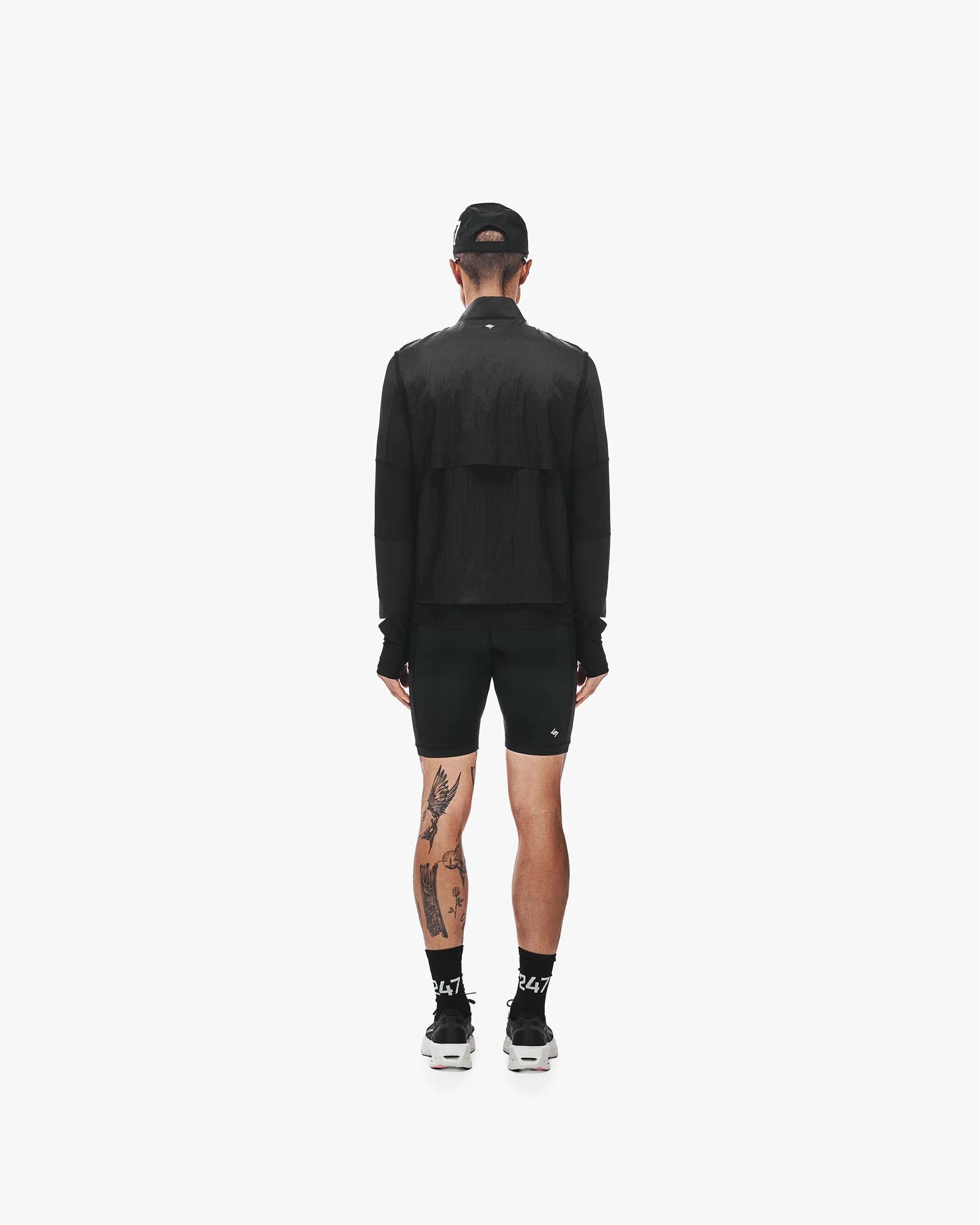 247 Run Gilet - Jet Black - Image 8