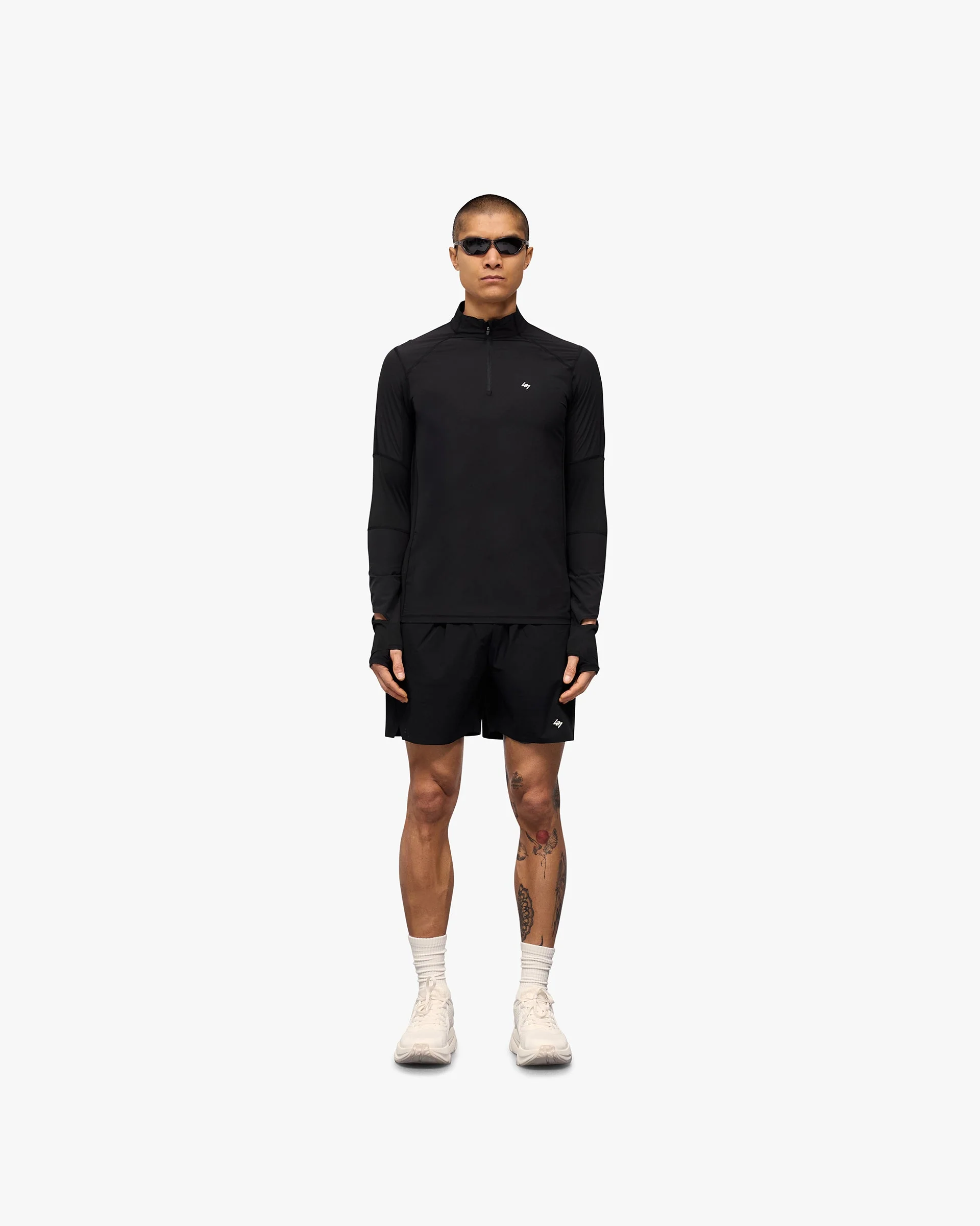 247 Run Quarter Zip - Jet Black - Image 6