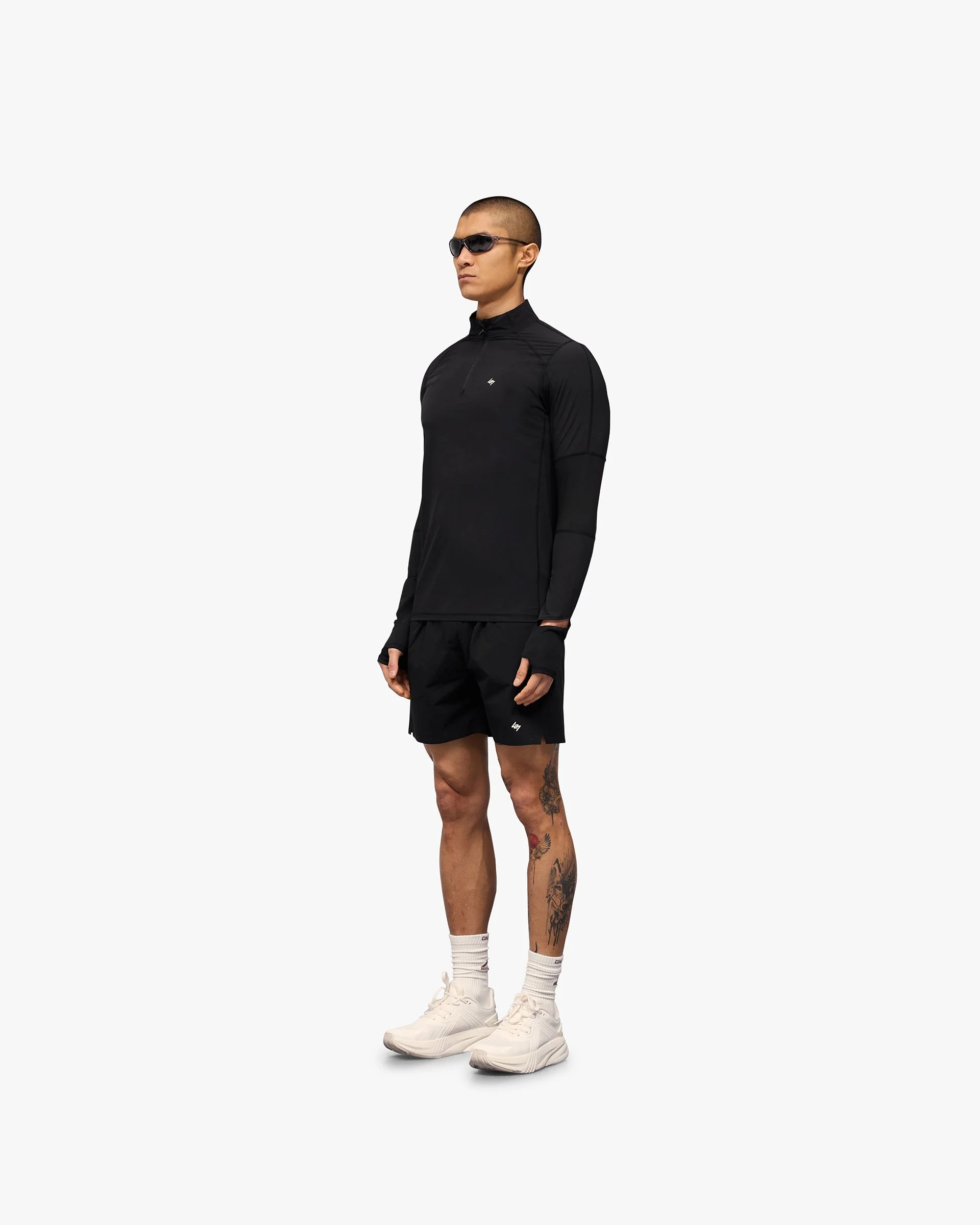 247 Run Quarter Zip - Jet Black - Image 7