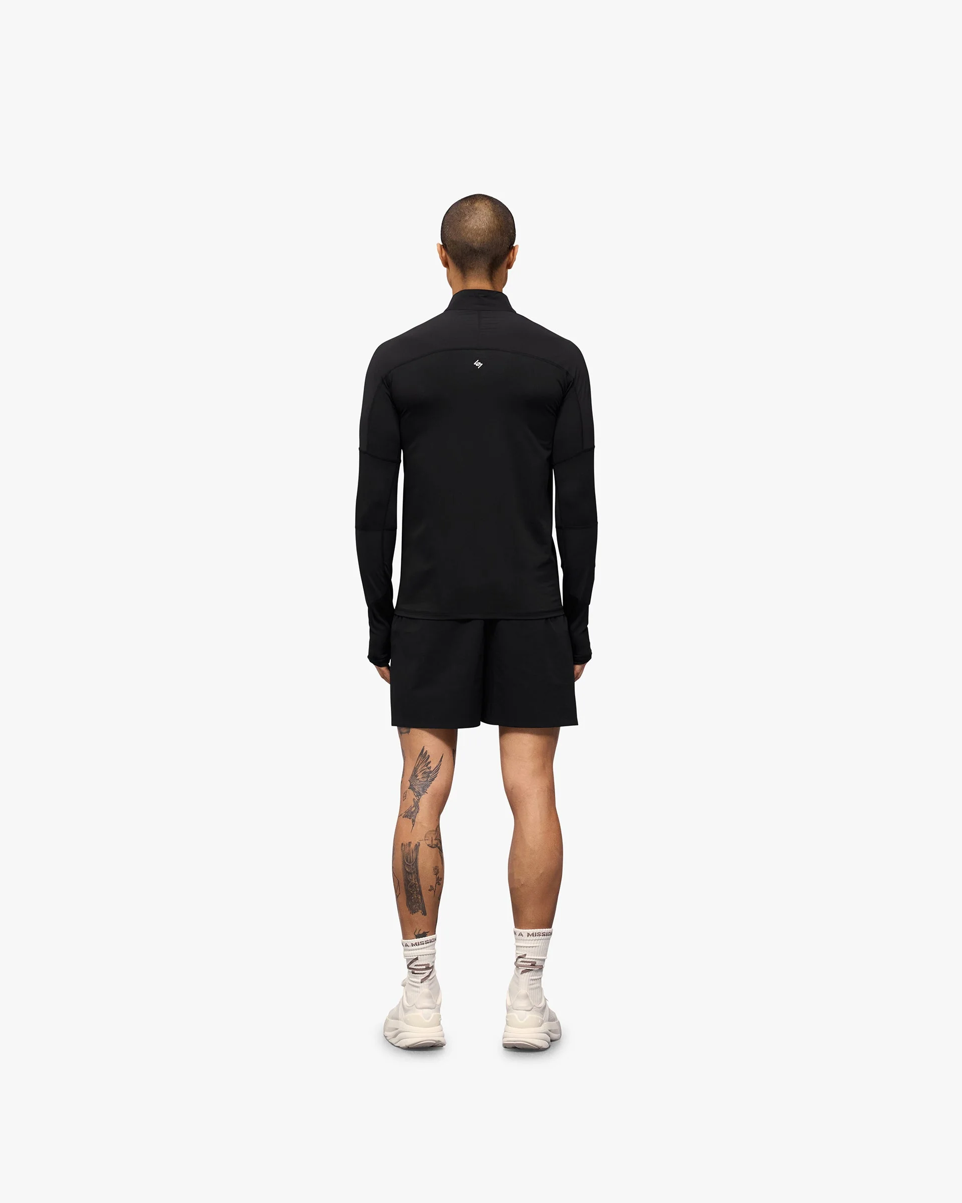 247 Run Quarter Zip - Jet Black - Image 8