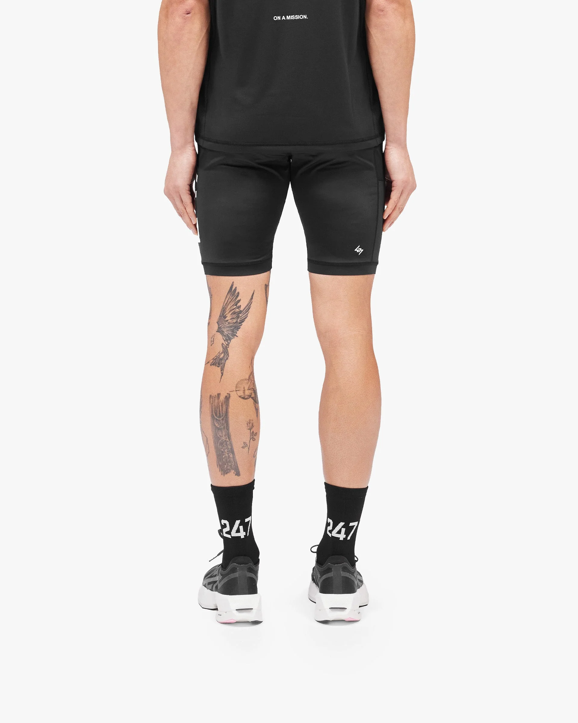 247 Cargo Half Tight - Jet Black - Image 5