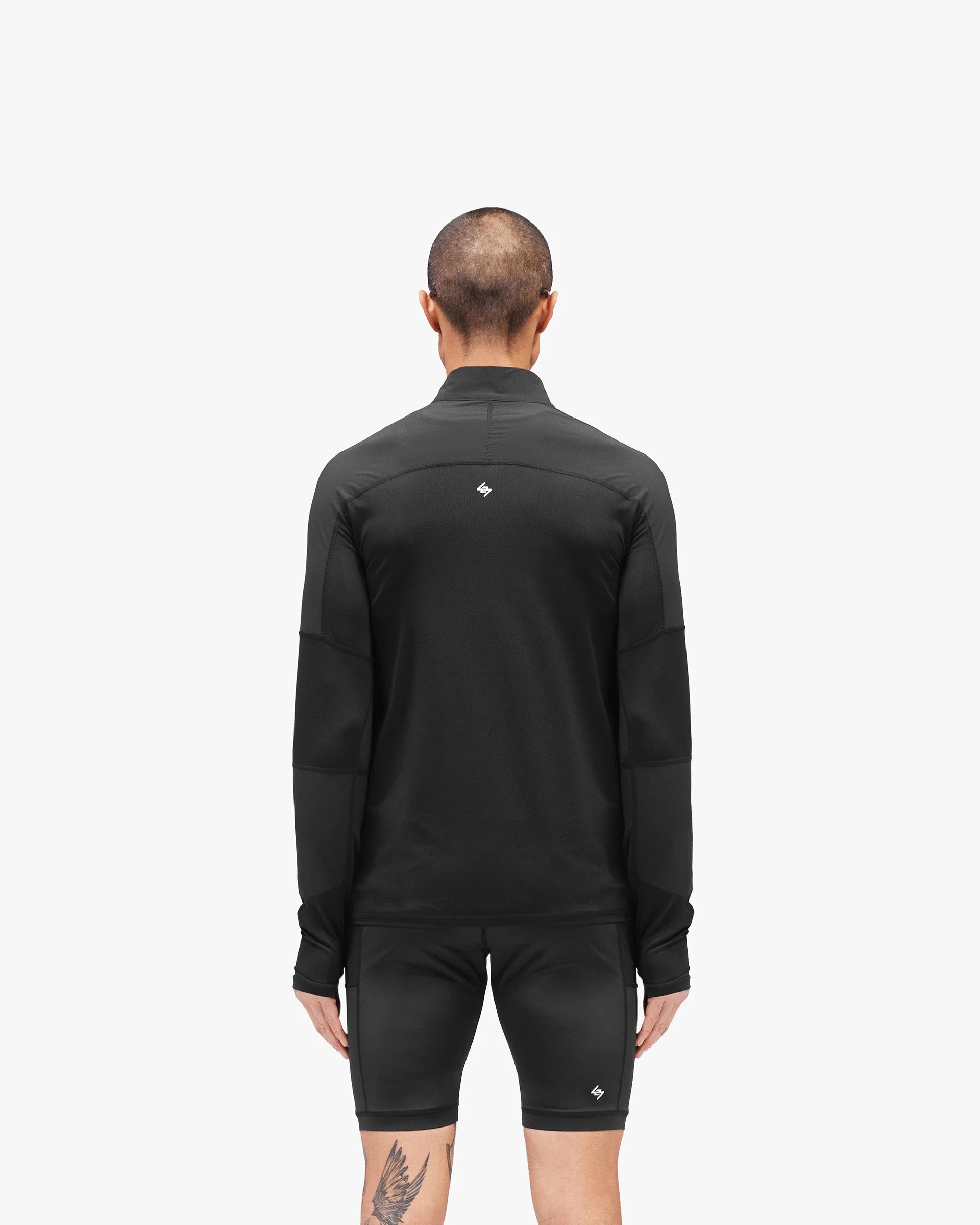 247 Run Quarter Zip - Jet Black - Image 4