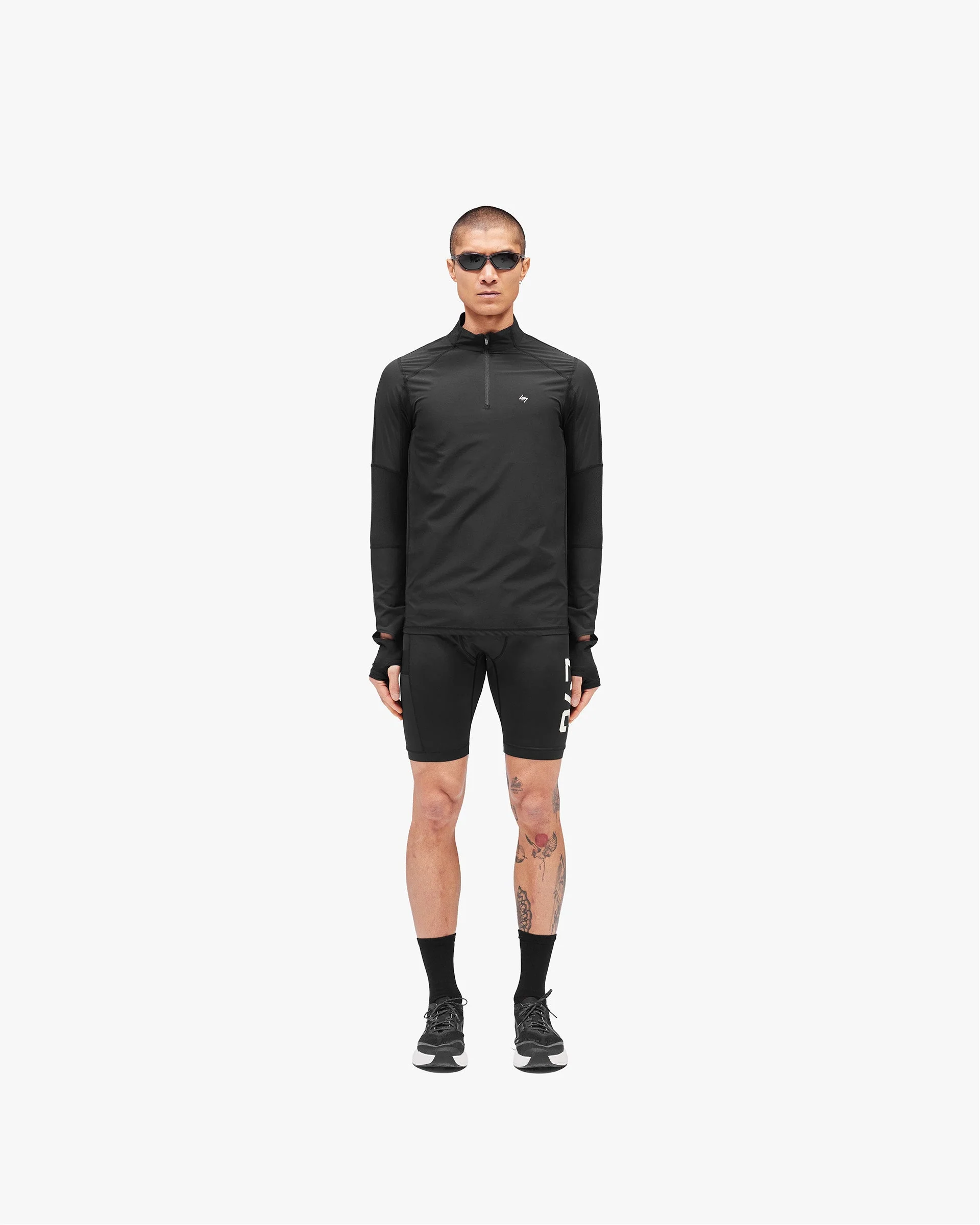 247 Run Quarter Zip - Jet Black - Image 5