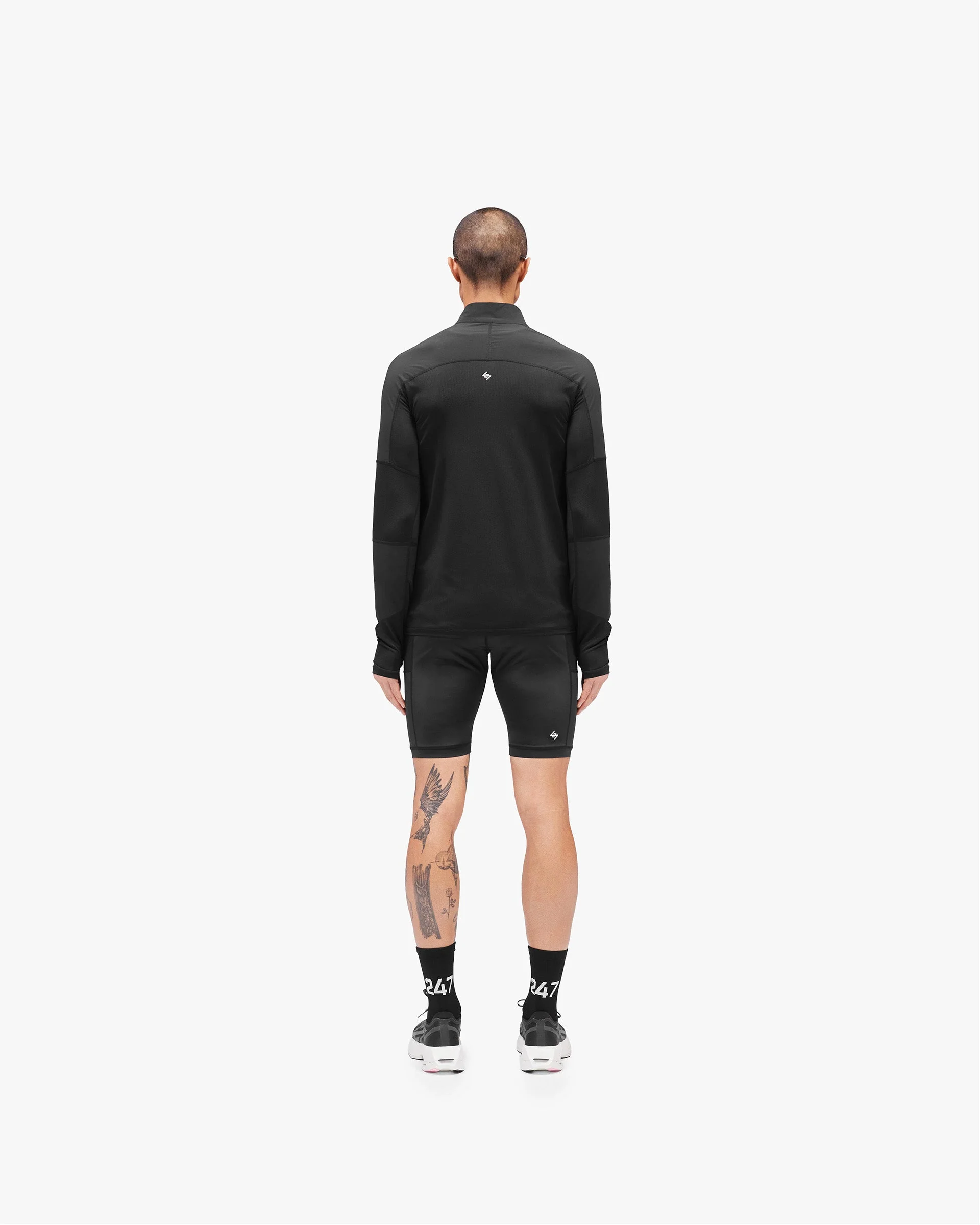 247 Run Quarter Zip - Jet Black - Image 7