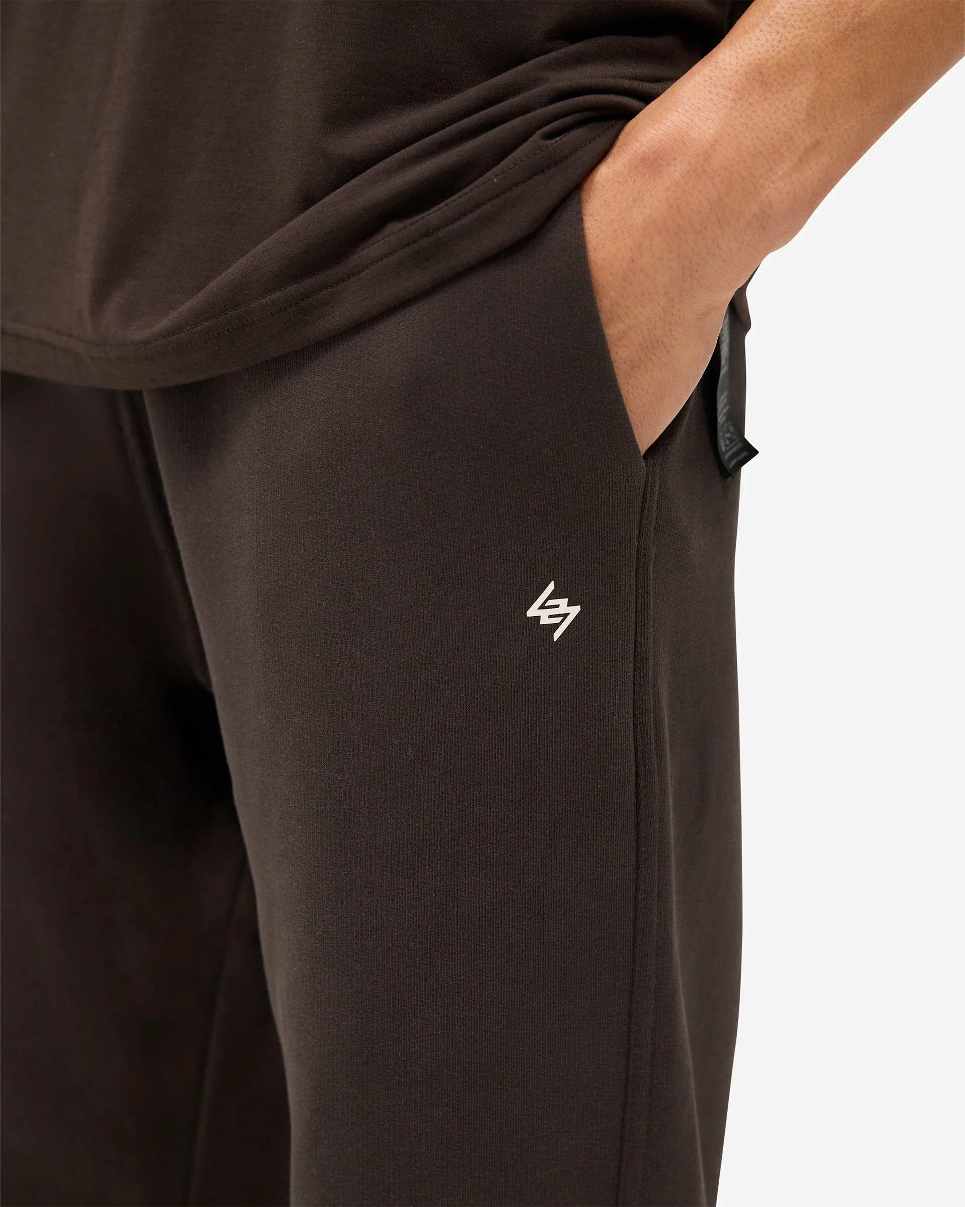 247 Straight Leg Jogger - Chocolate - Image 5