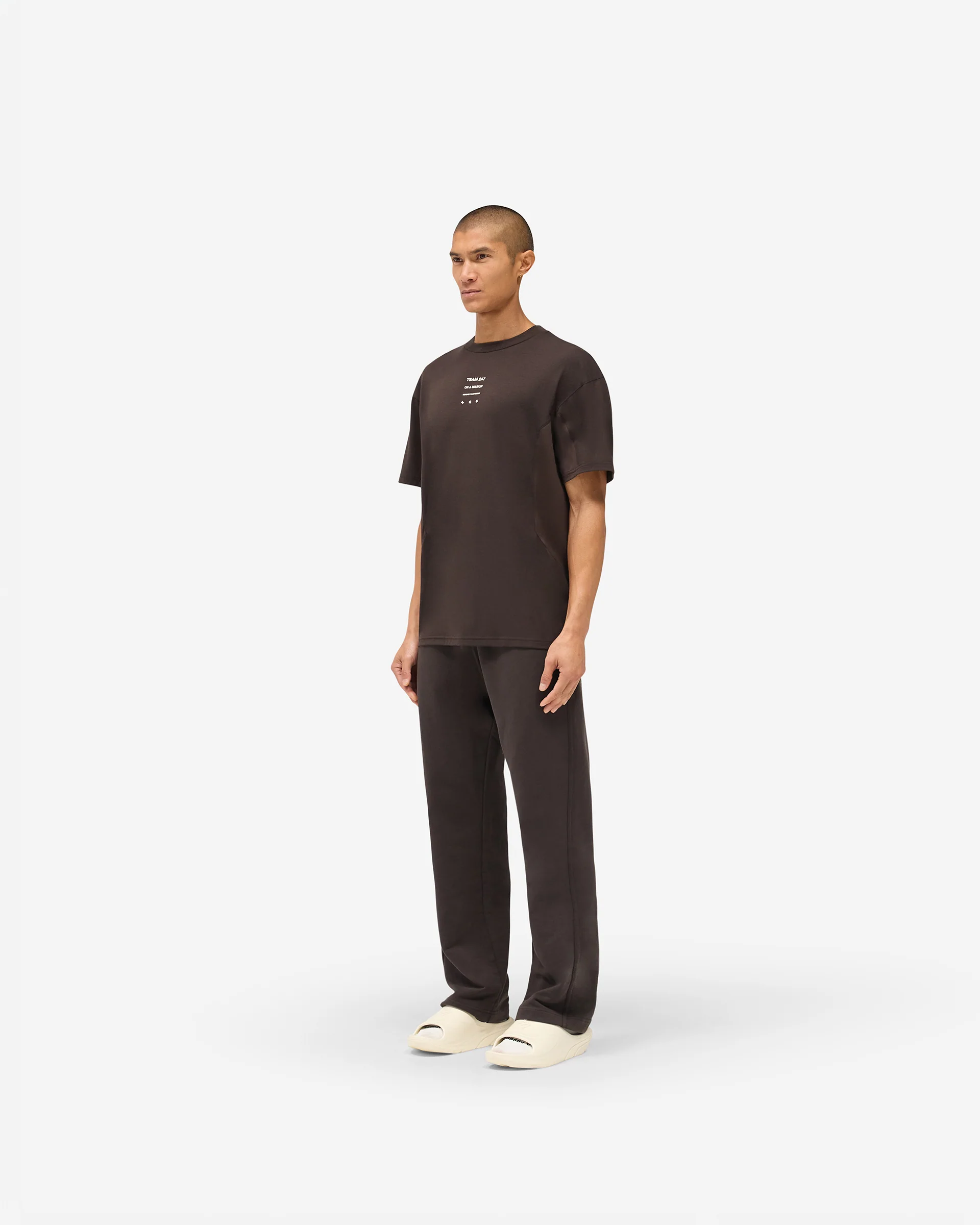 247 Straight Leg Jogger - Chocolate - Image 8