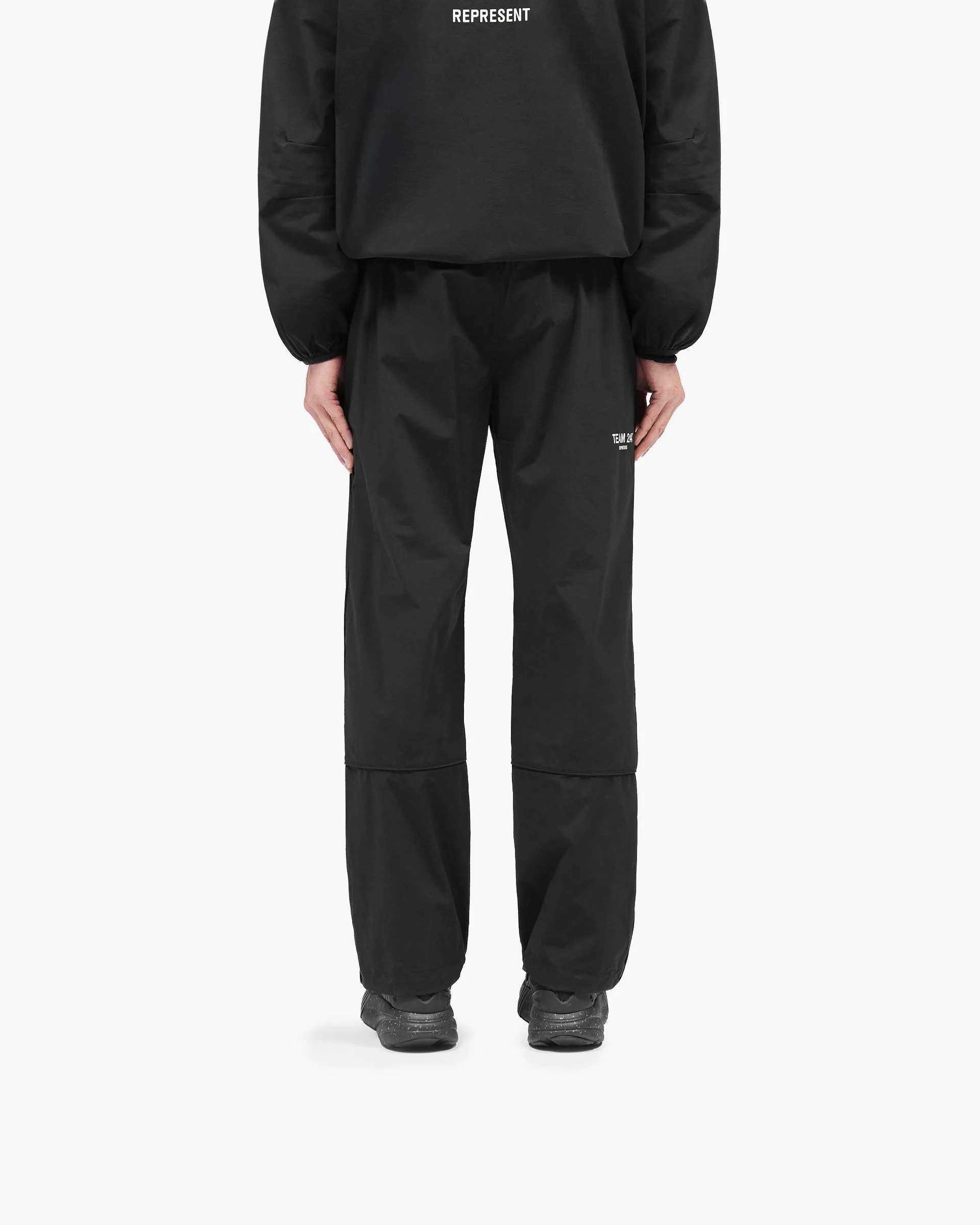 Team 247 Straight Leg Track Pant - Jet Black - Image 5