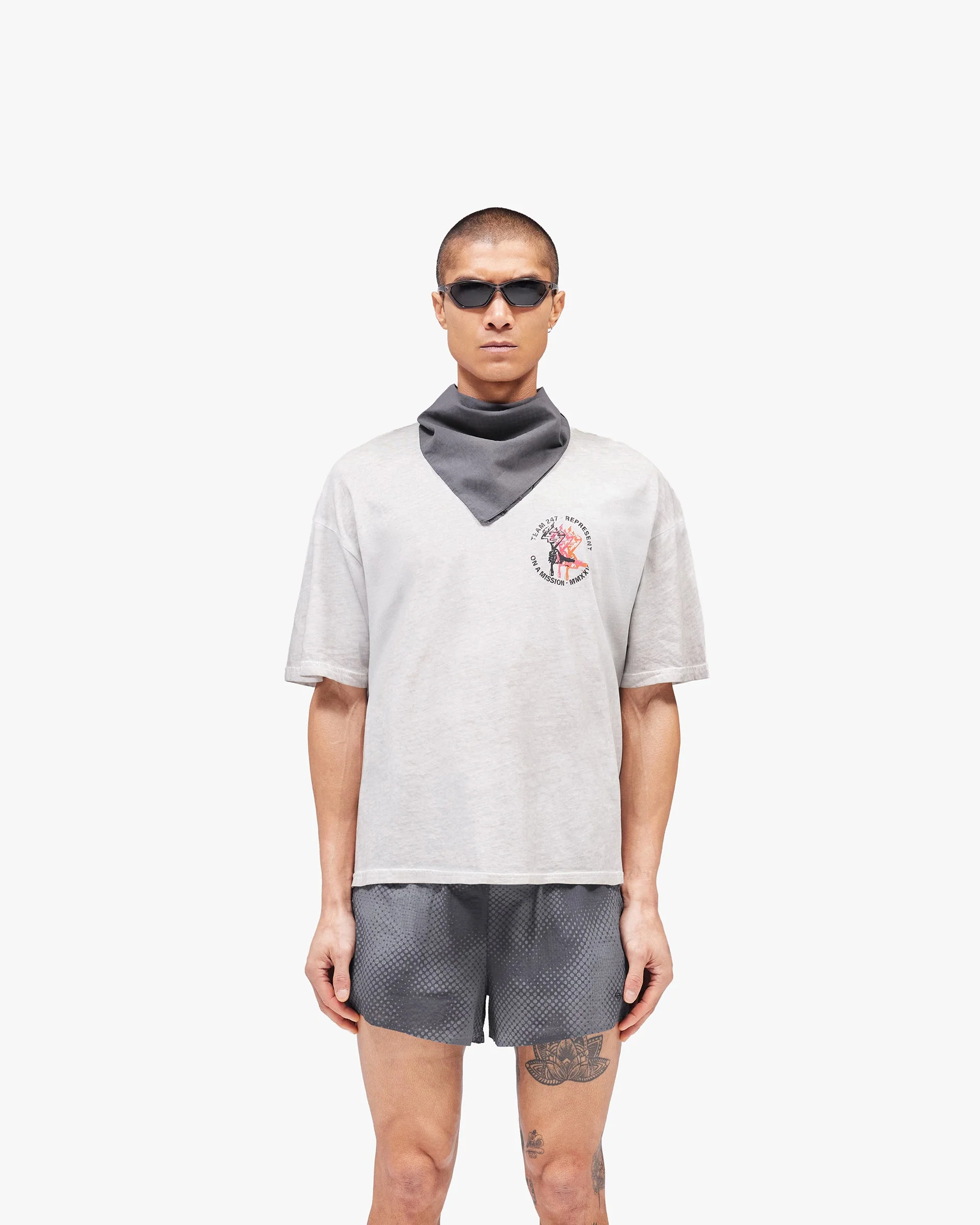 247 Torch Boxy T-Shirt - Bleach Wash - Image 3