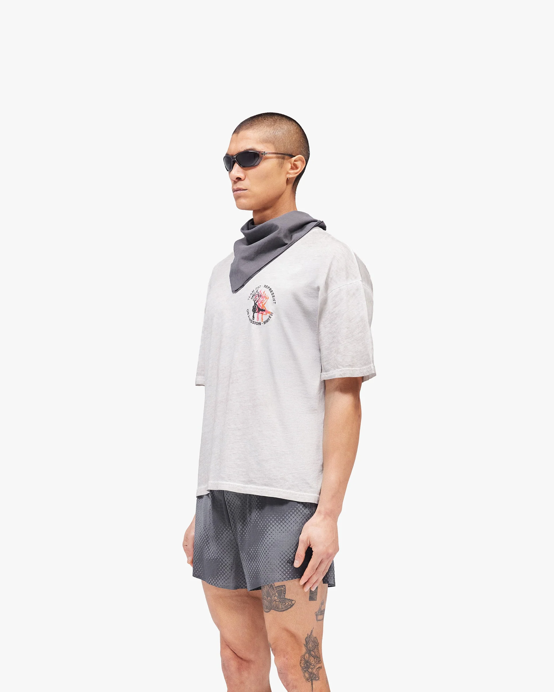 247 Torch Boxy T-Shirt - Bleach Wash - Image 4